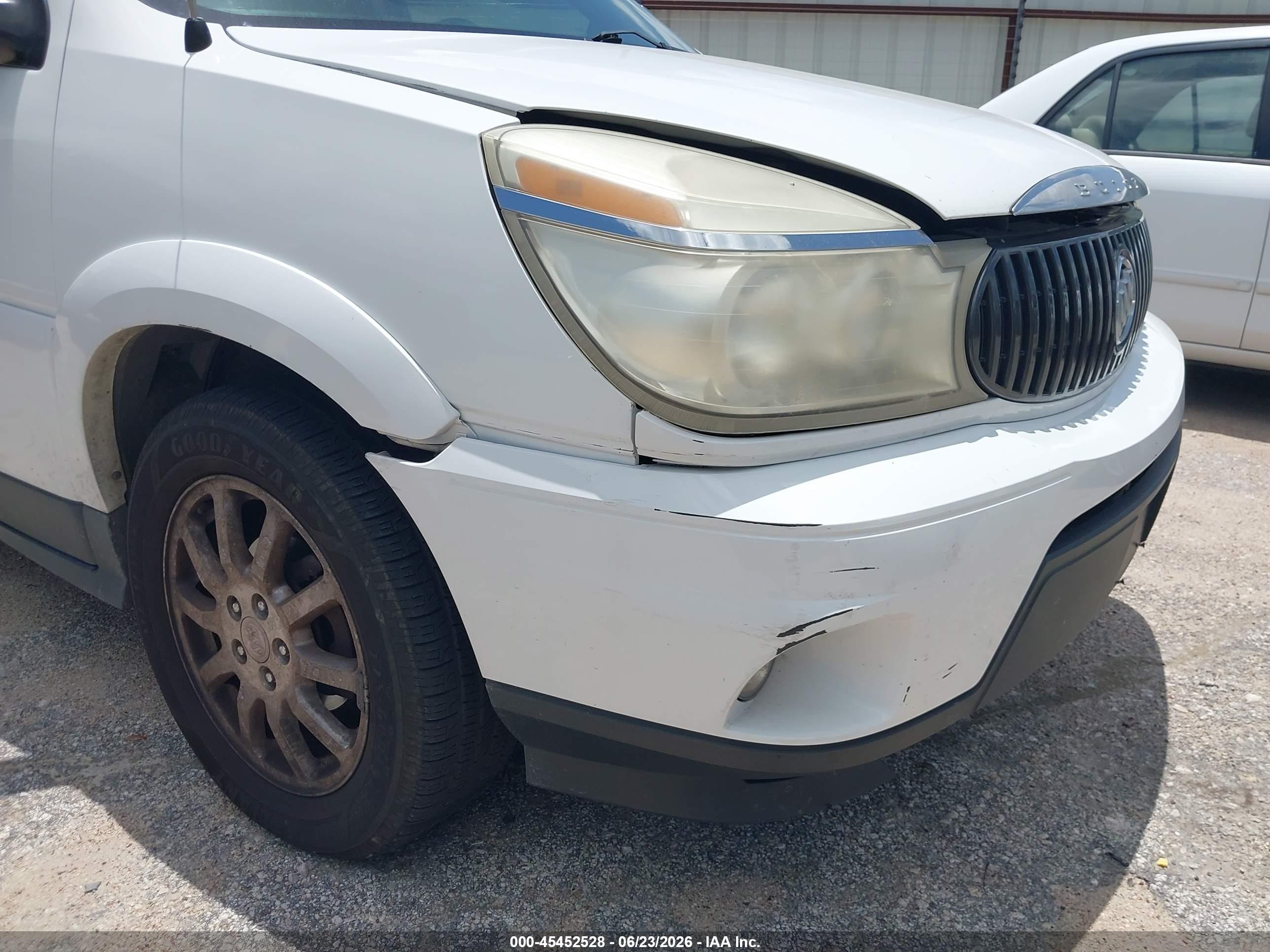 2006 Buick Rendezvous Cx White vin: 3G5DA03LX6S594108