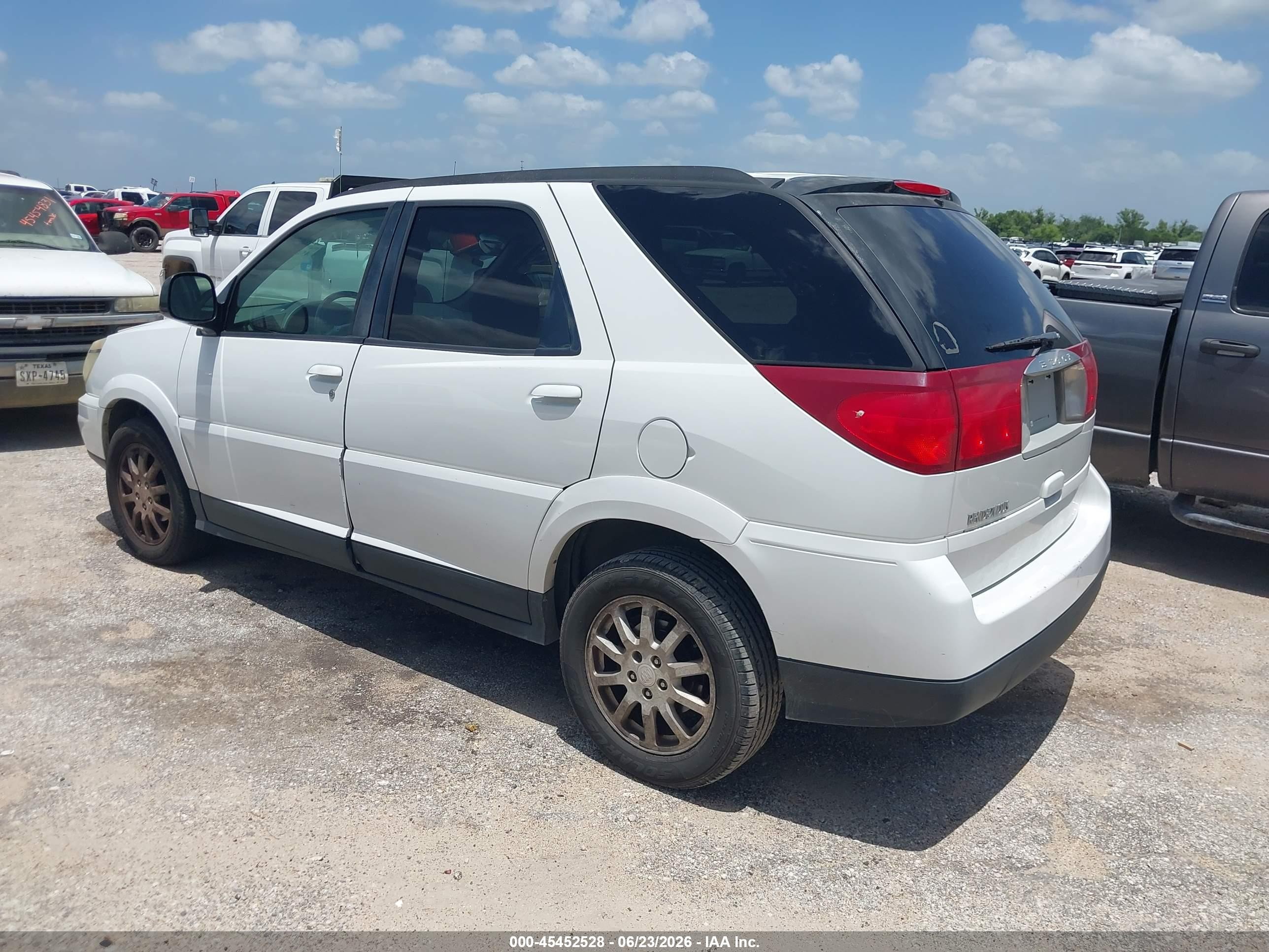 2006 Buick Rendezvous Cx White vin: 3G5DA03LX6S594108