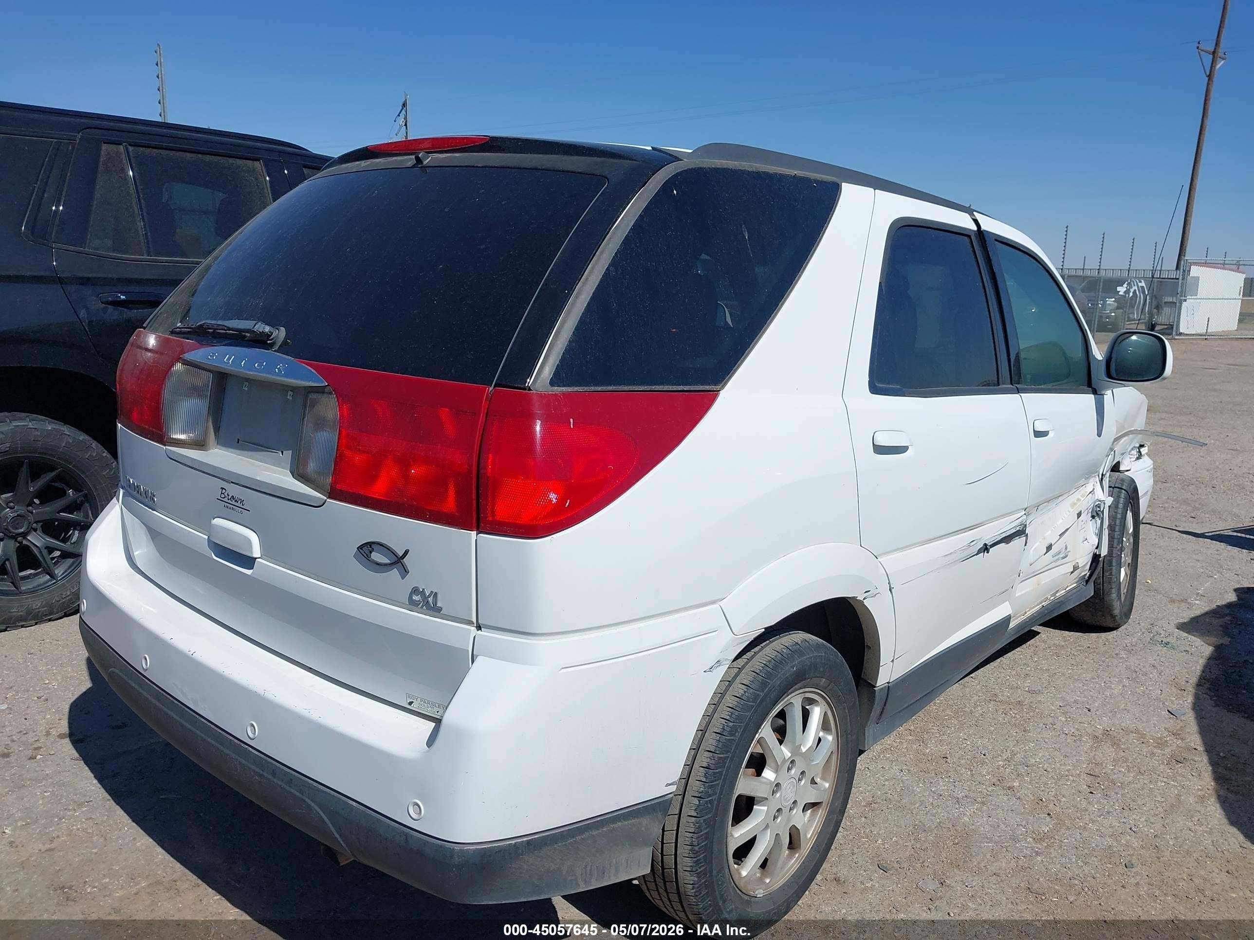 2006 Buick Rendezvous Cx White vin: 3G5DA03LX6S636017