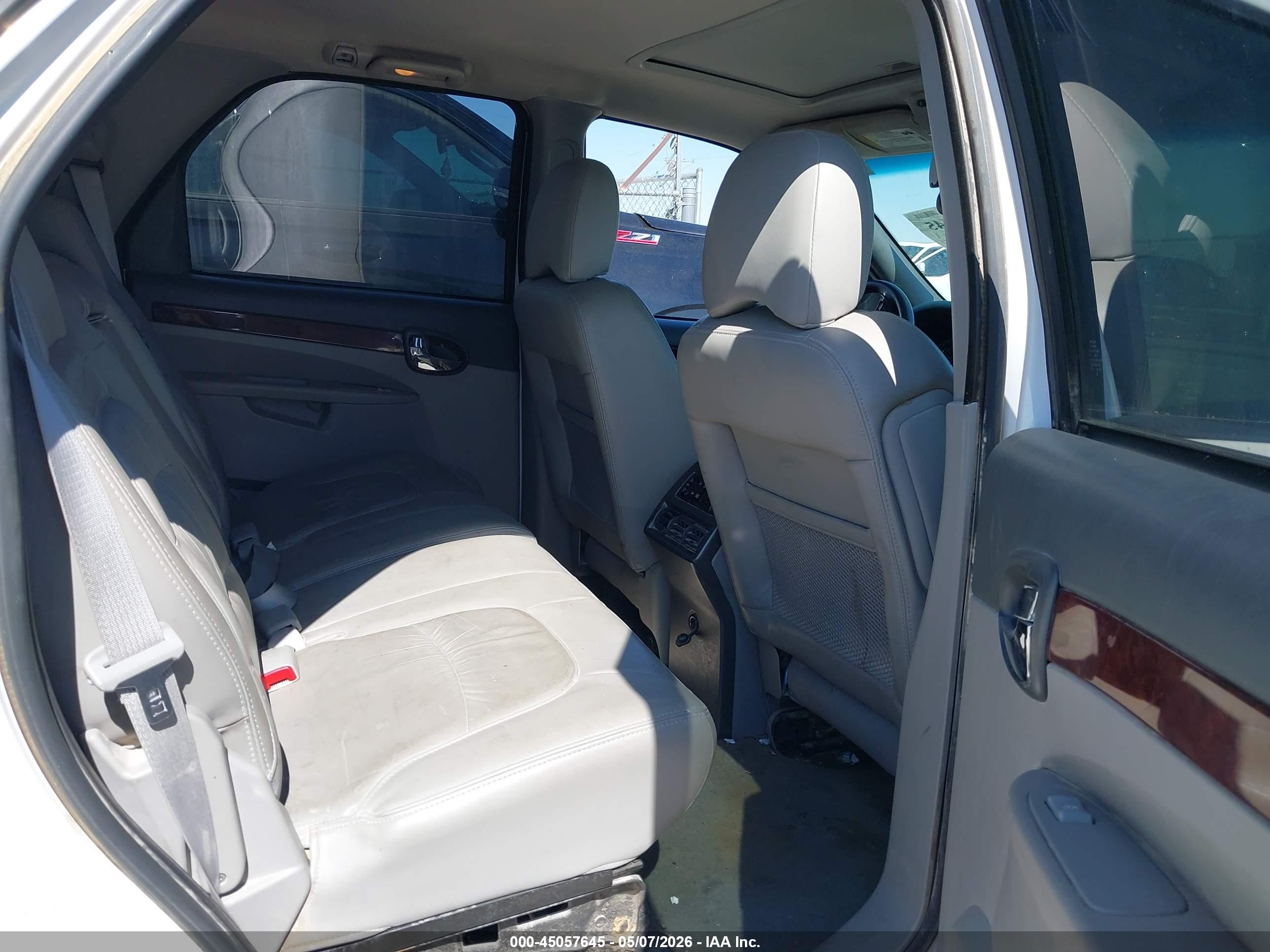 2006 Buick Rendezvous Cx White vin: 3G5DA03LX6S636017
