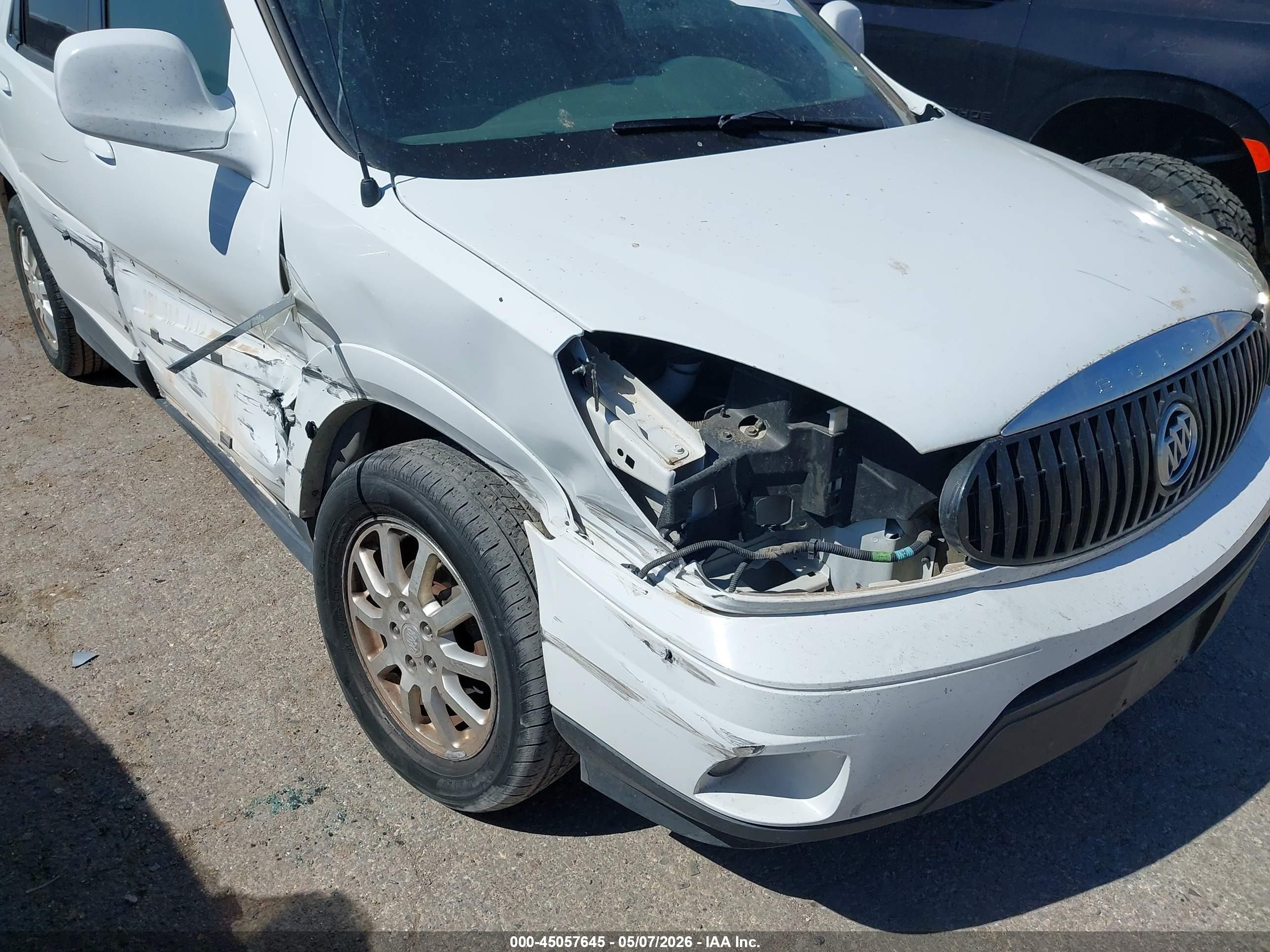 2006 Buick Rendezvous Cx White vin: 3G5DA03LX6S636017