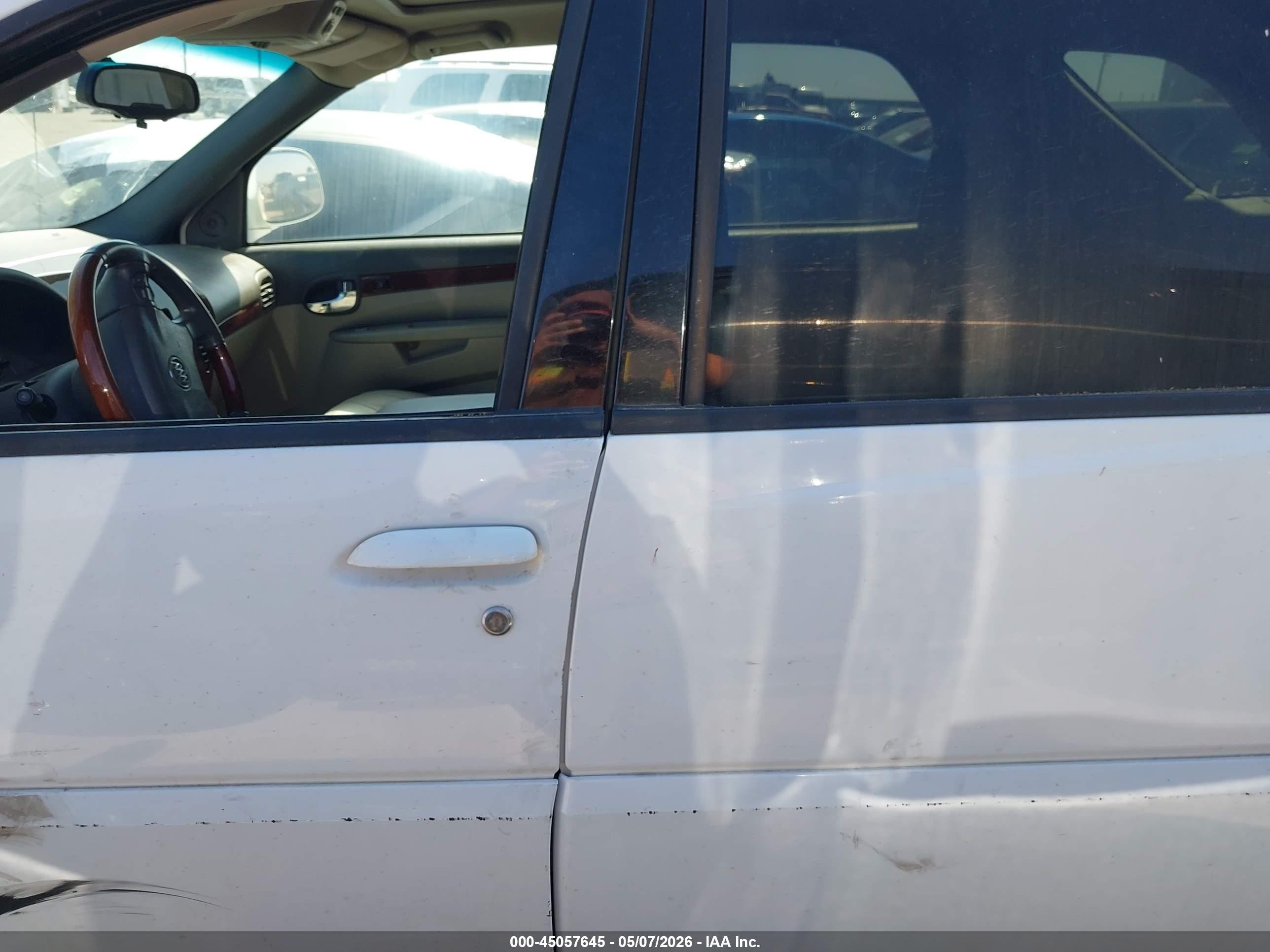 2006 Buick Rendezvous Cx White vin: 3G5DA03LX6S636017