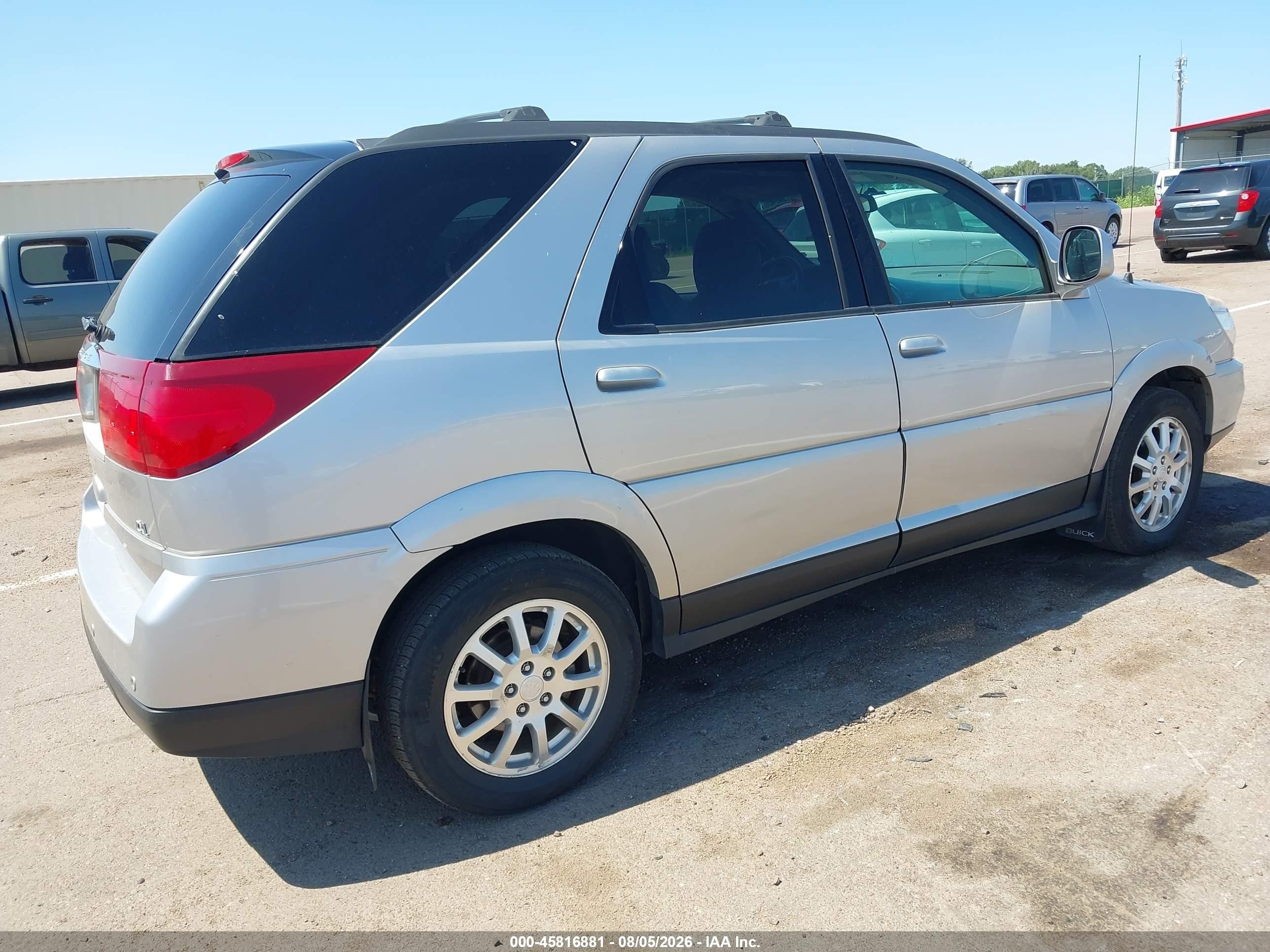 2007 Buick Rendezvous Cxl Silver vin: 3G5DA03LX7S560963