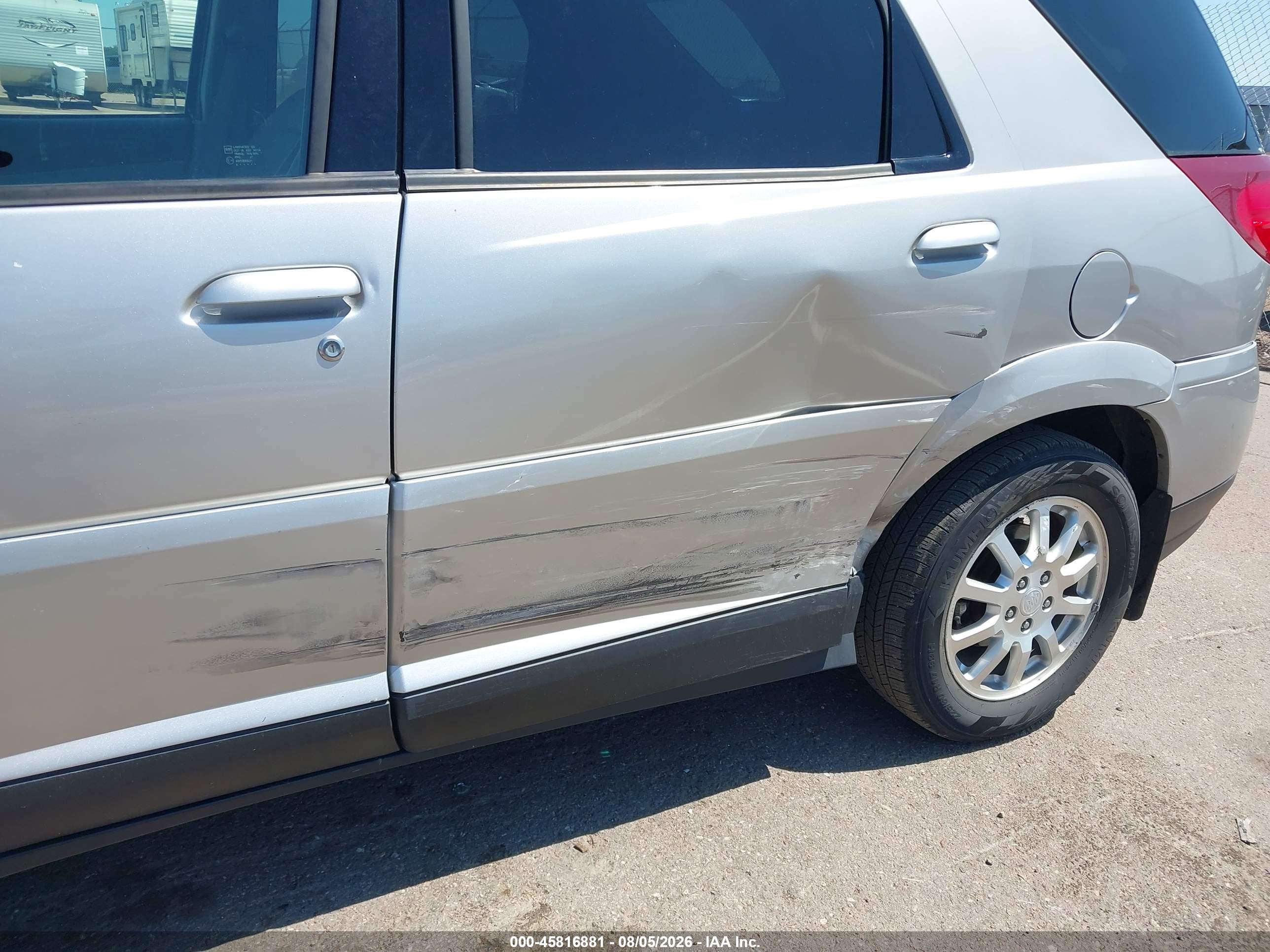 2007 Buick Rendezvous Cxl Silver vin: 3G5DA03LX7S560963