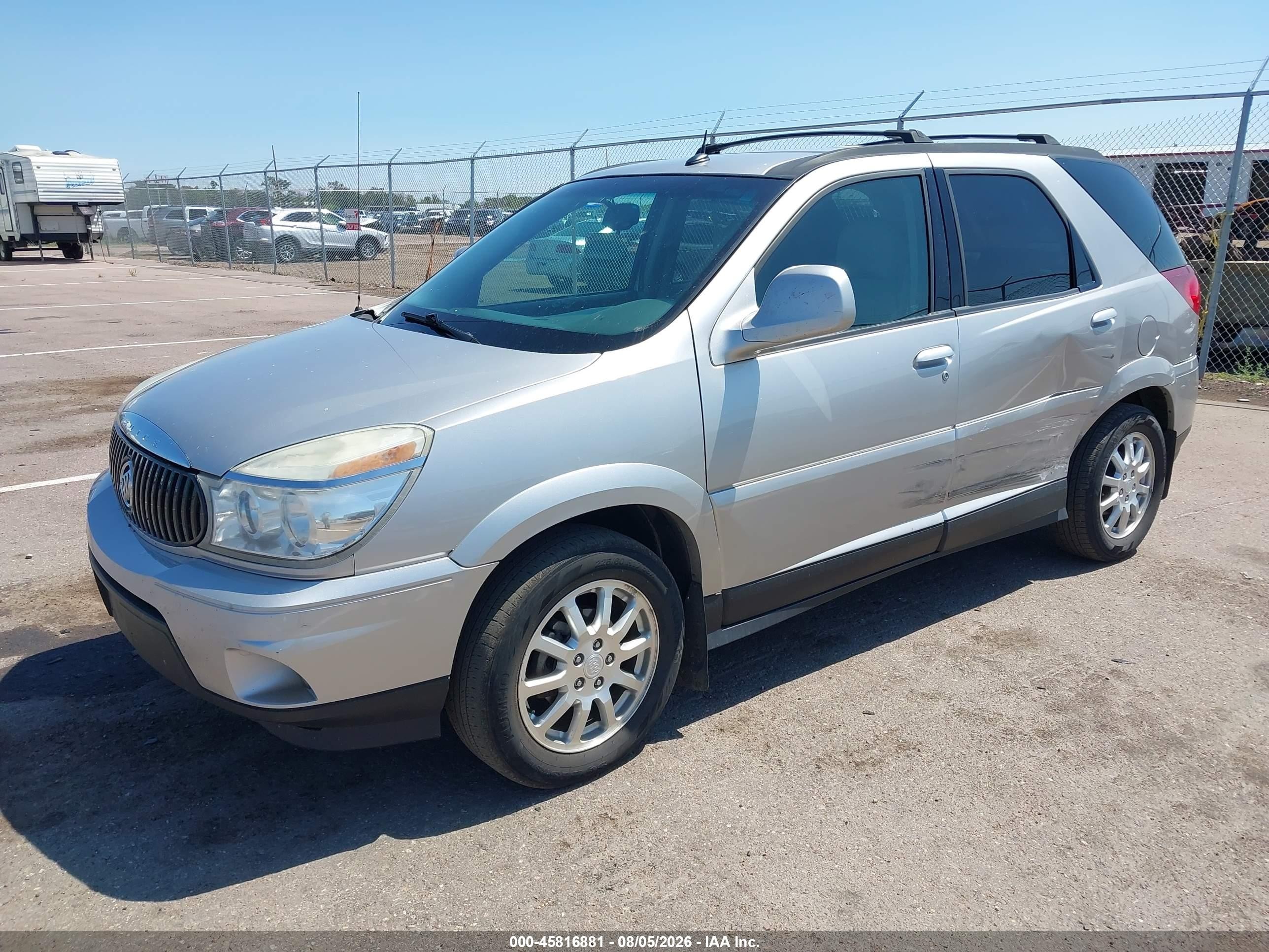 2007 Buick Rendezvous Cxl Silver vin: 3G5DA03LX7S560963