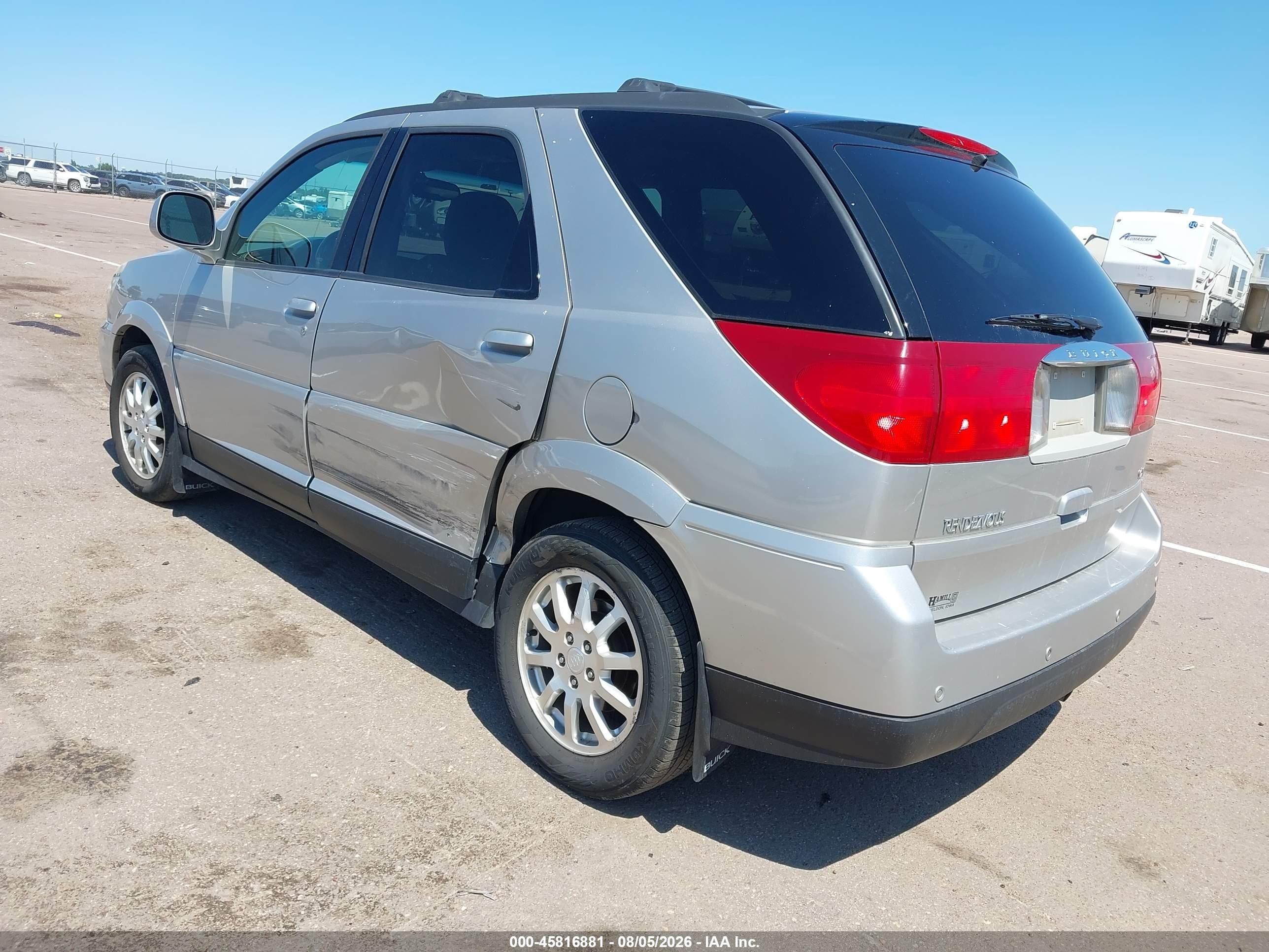 2007 Buick Rendezvous Cxl Silver vin: 3G5DA03LX7S560963