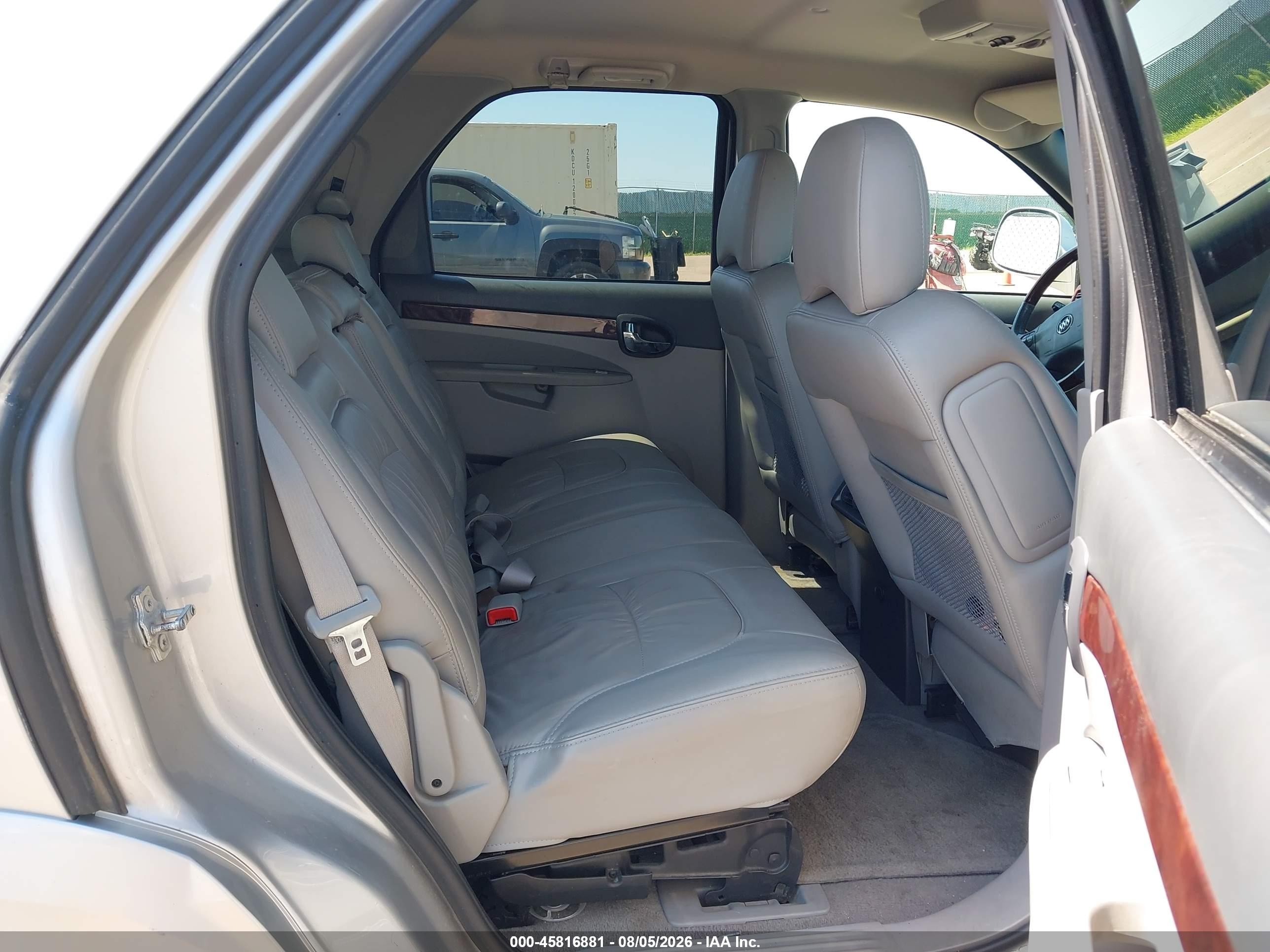 2007 Buick Rendezvous Cxl Silver vin: 3G5DA03LX7S560963