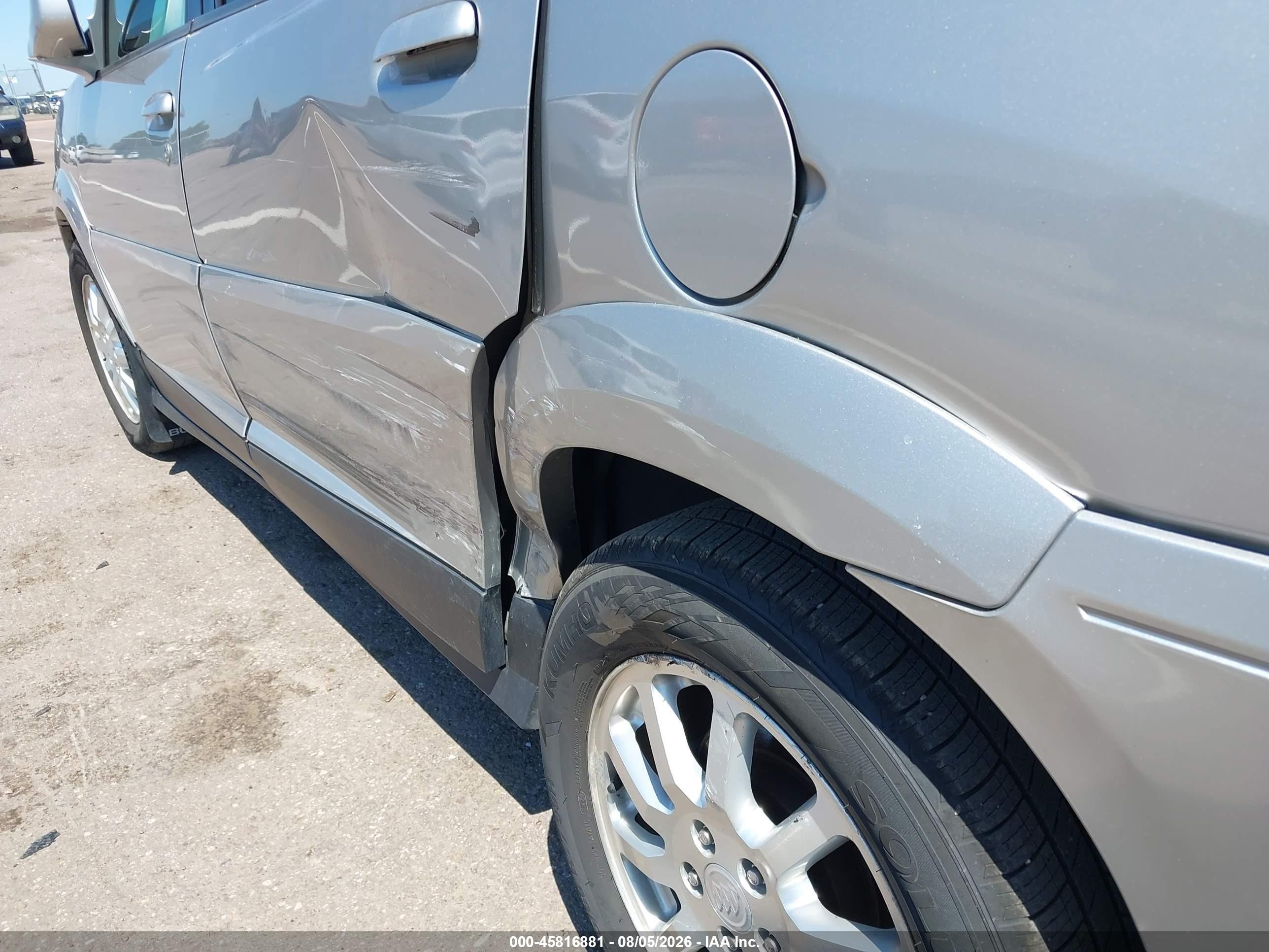 2007 Buick Rendezvous Cxl Silver vin: 3G5DA03LX7S560963