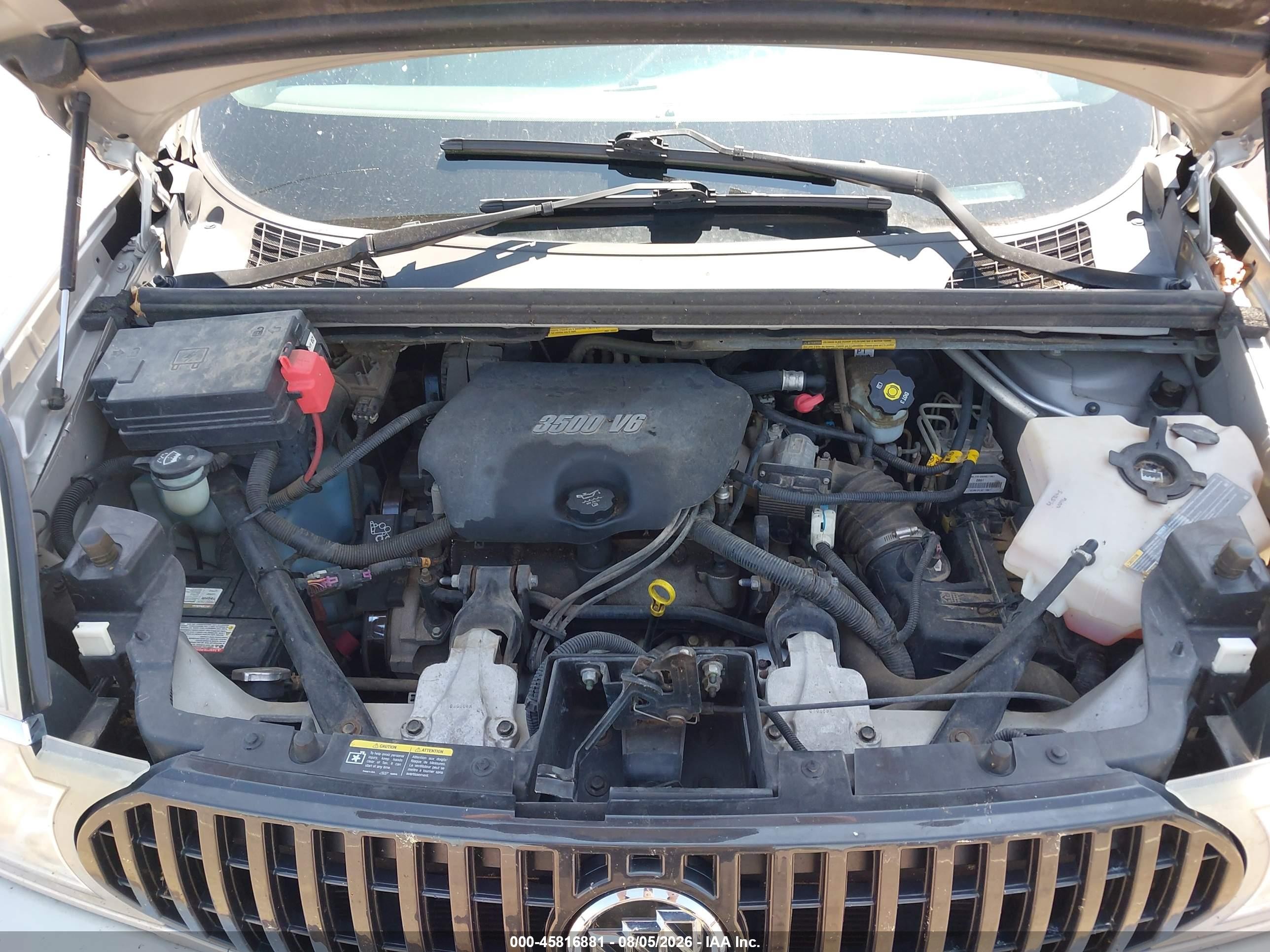 2007 Buick Rendezvous Cxl Silver vin: 3G5DA03LX7S560963