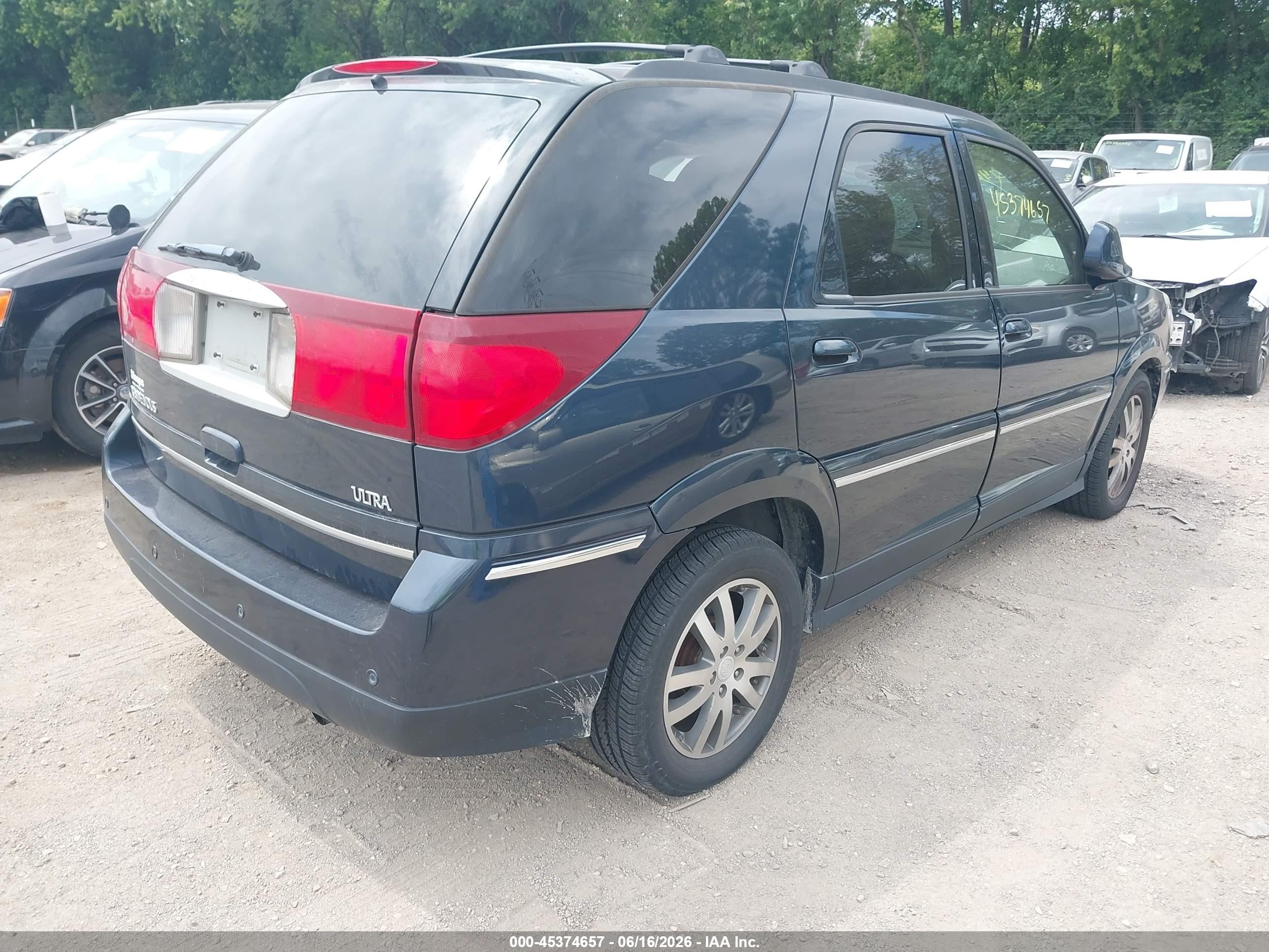 2004 Buick Rendezvous Cx Dark Blue vin: 3G5DB03704S576178
