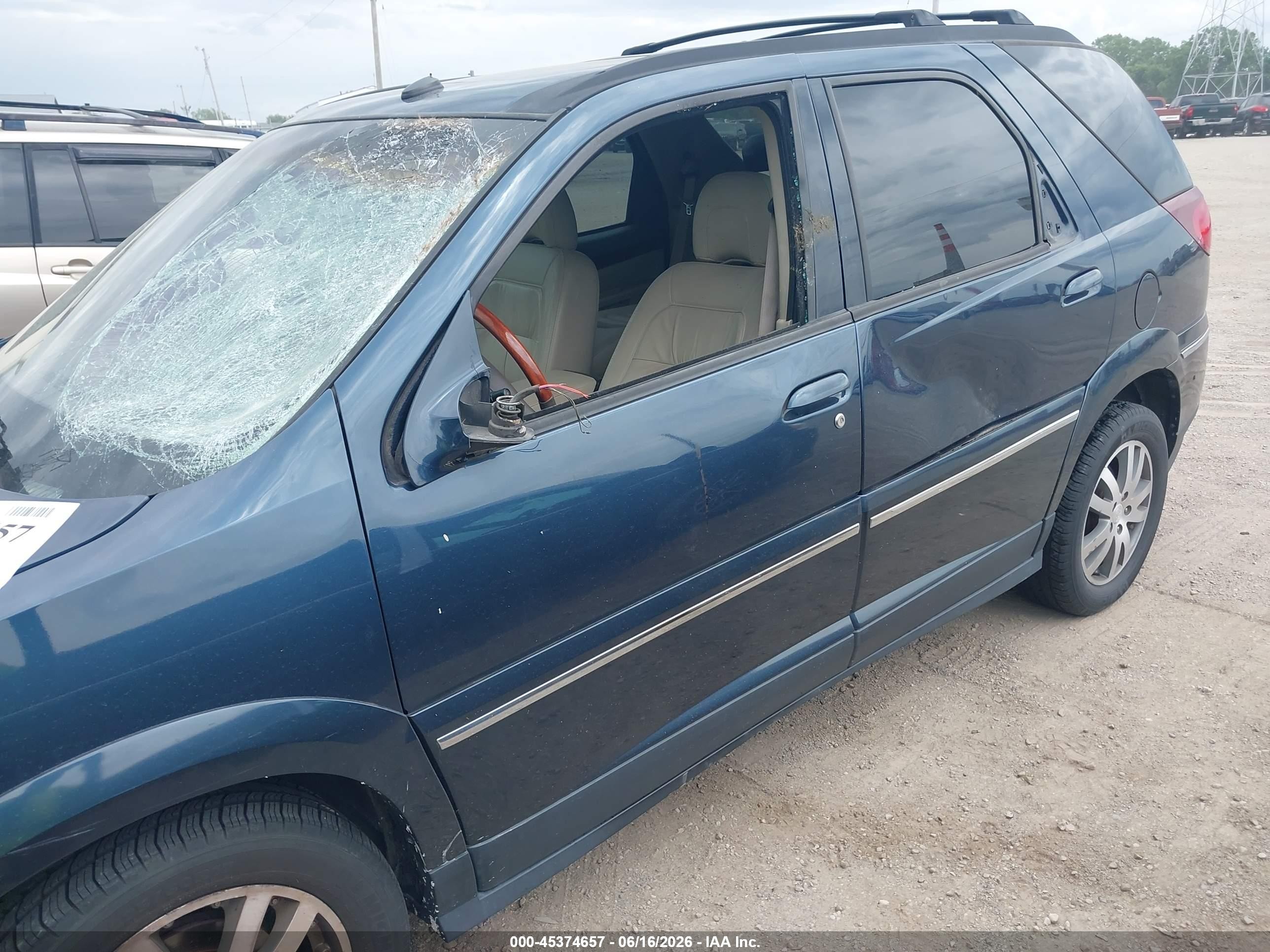 2004 Buick Rendezvous Cx Dark Blue vin: 3G5DB03704S576178