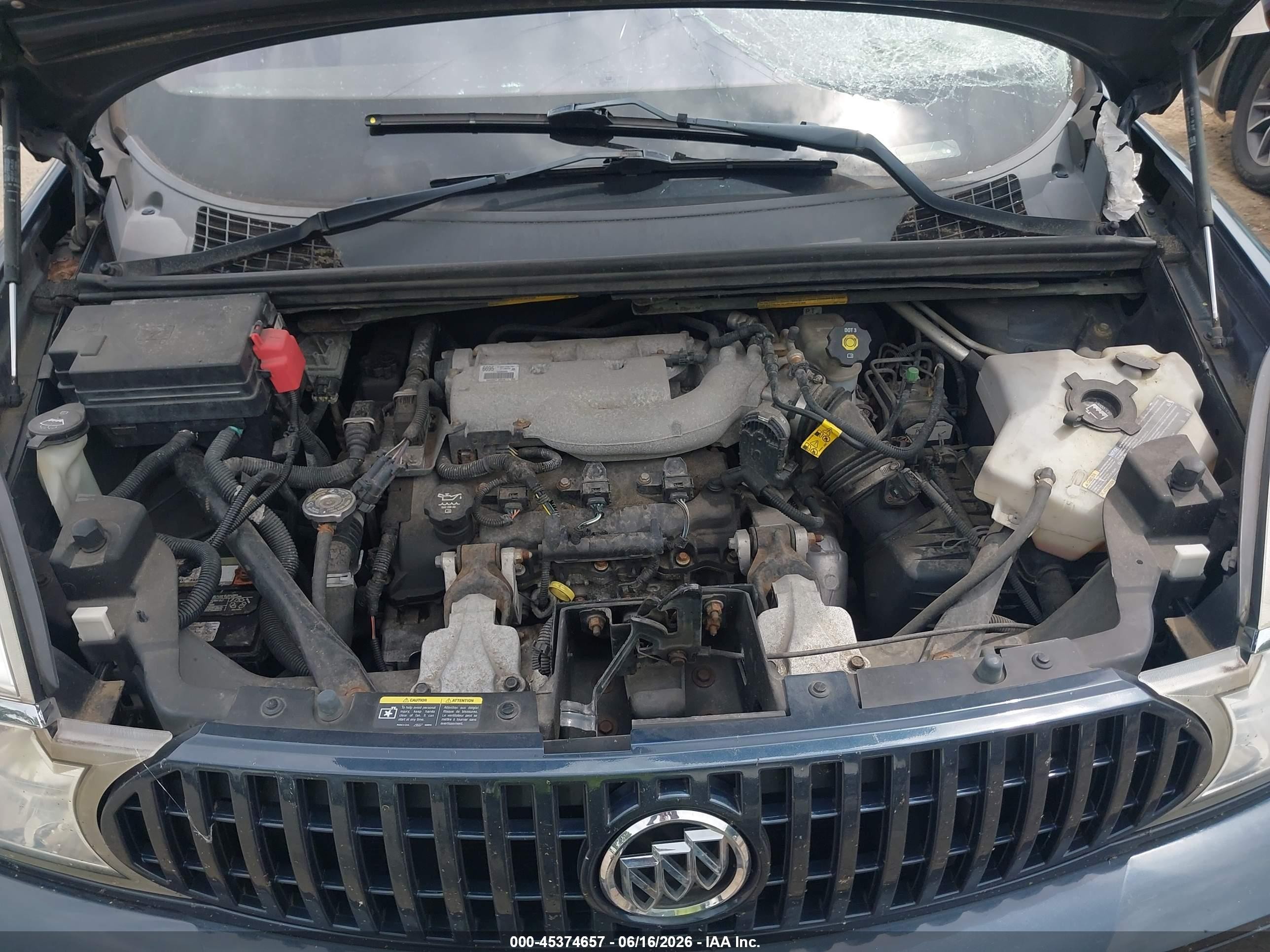 2004 Buick Rendezvous Cx Dark Blue vin: 3G5DB03704S576178