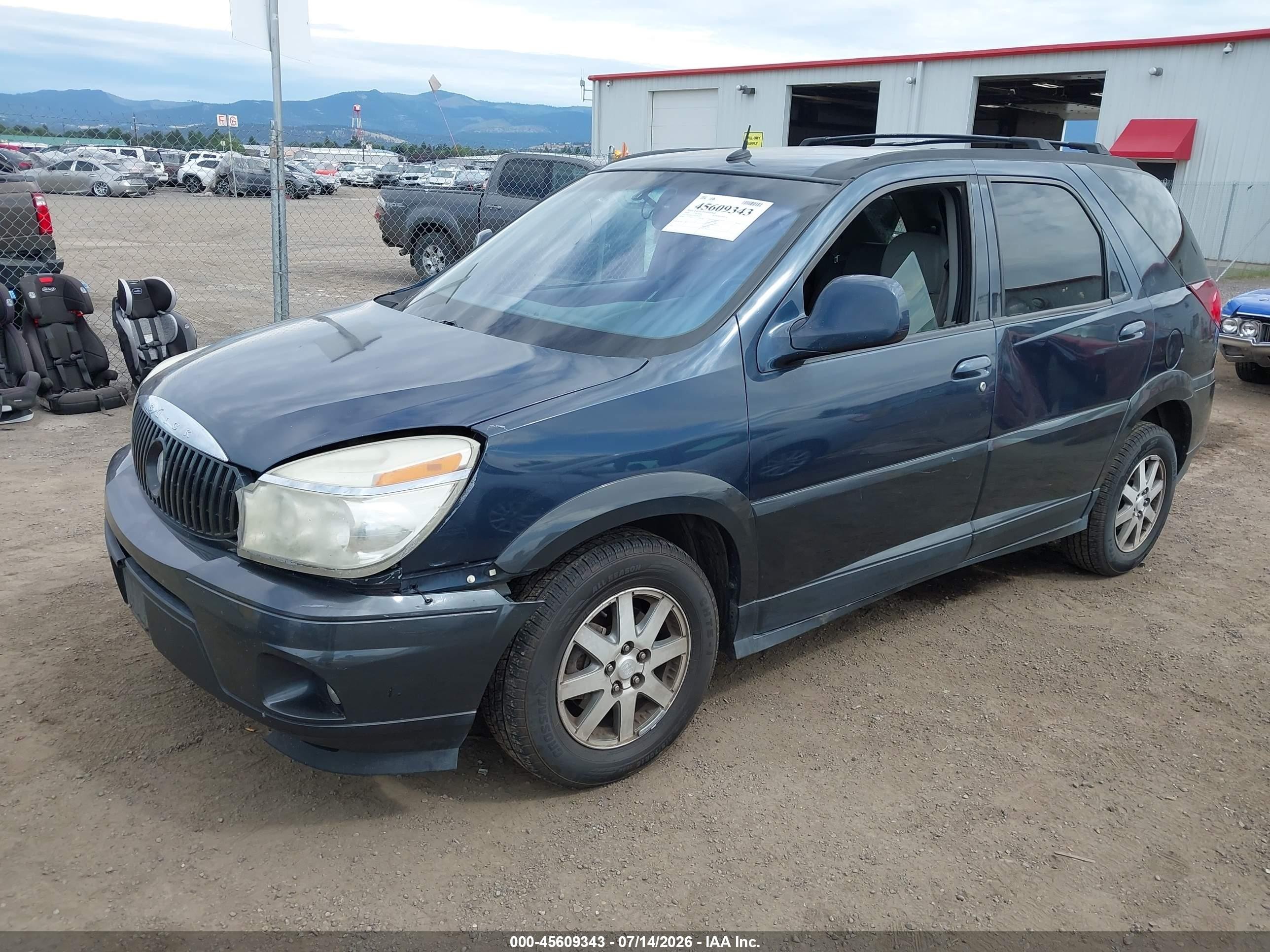 2004 Buick Rendezvous Cx Blue vin: 3G5DB03754S589184