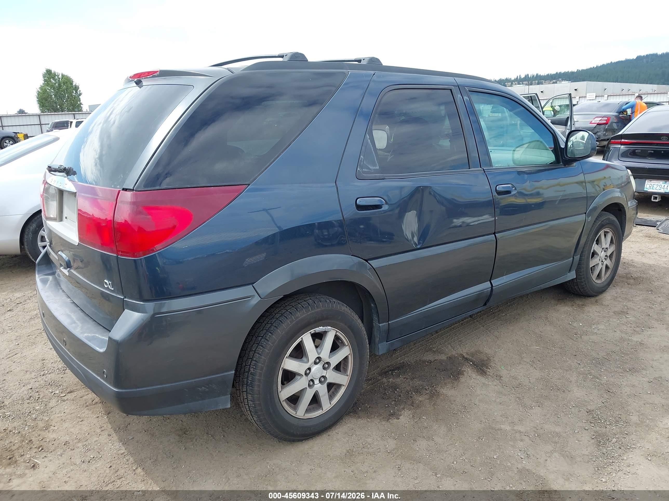 2004 Buick Rendezvous Cx Blue vin: 3G5DB03754S589184