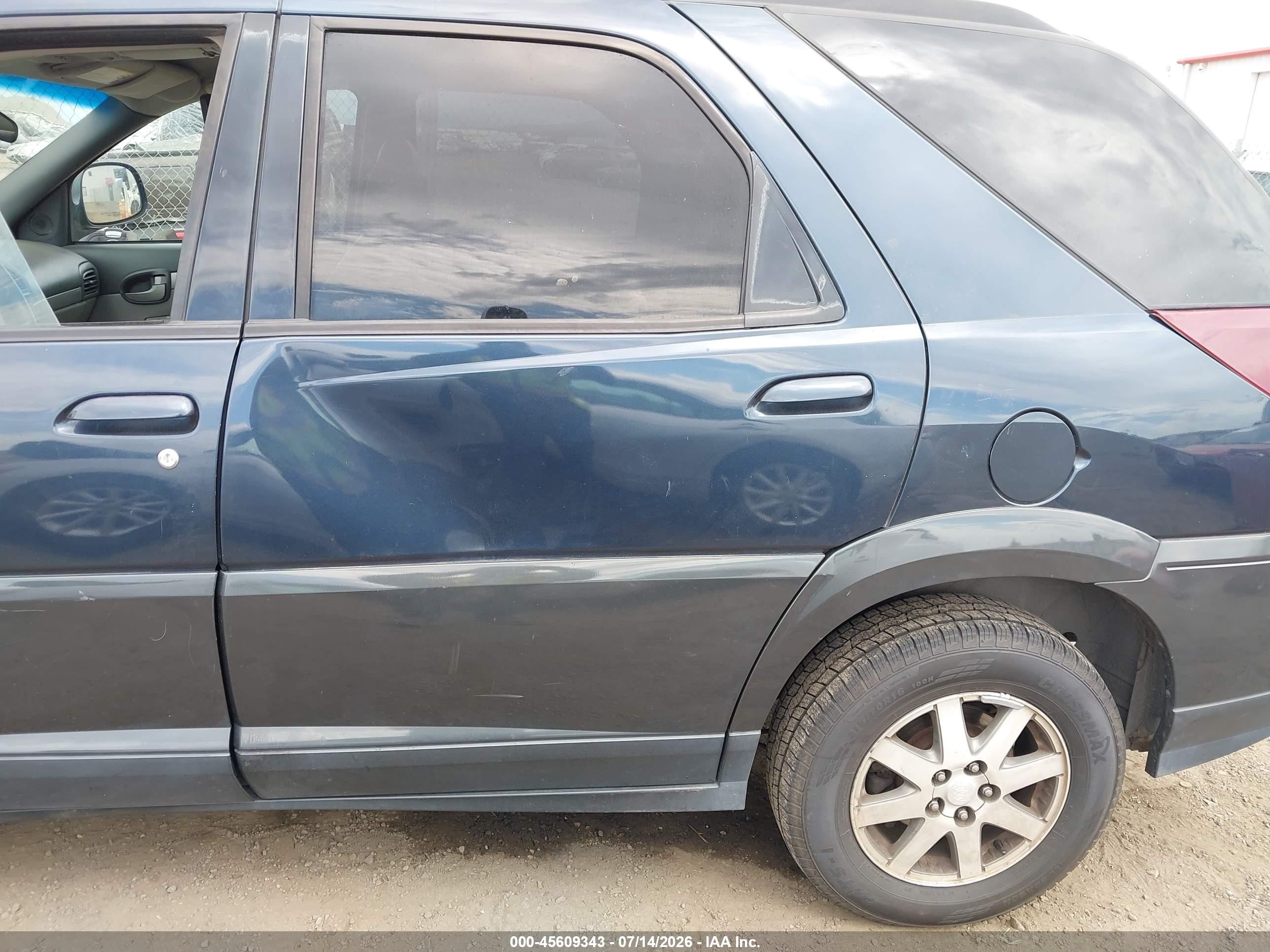 2004 Buick Rendezvous Cx Blue vin: 3G5DB03754S589184