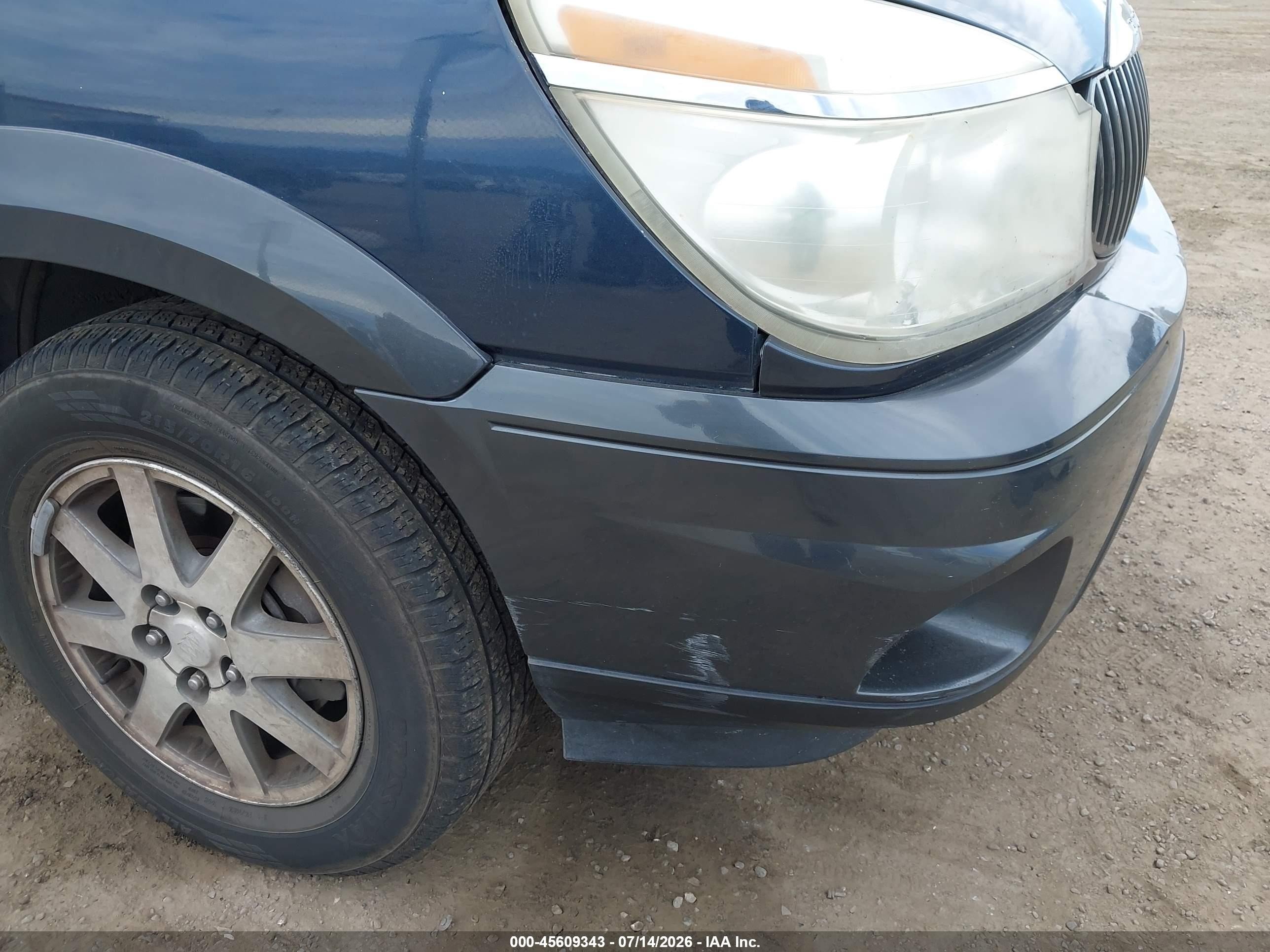 2004 Buick Rendezvous Cx Blue vin: 3G5DB03754S589184