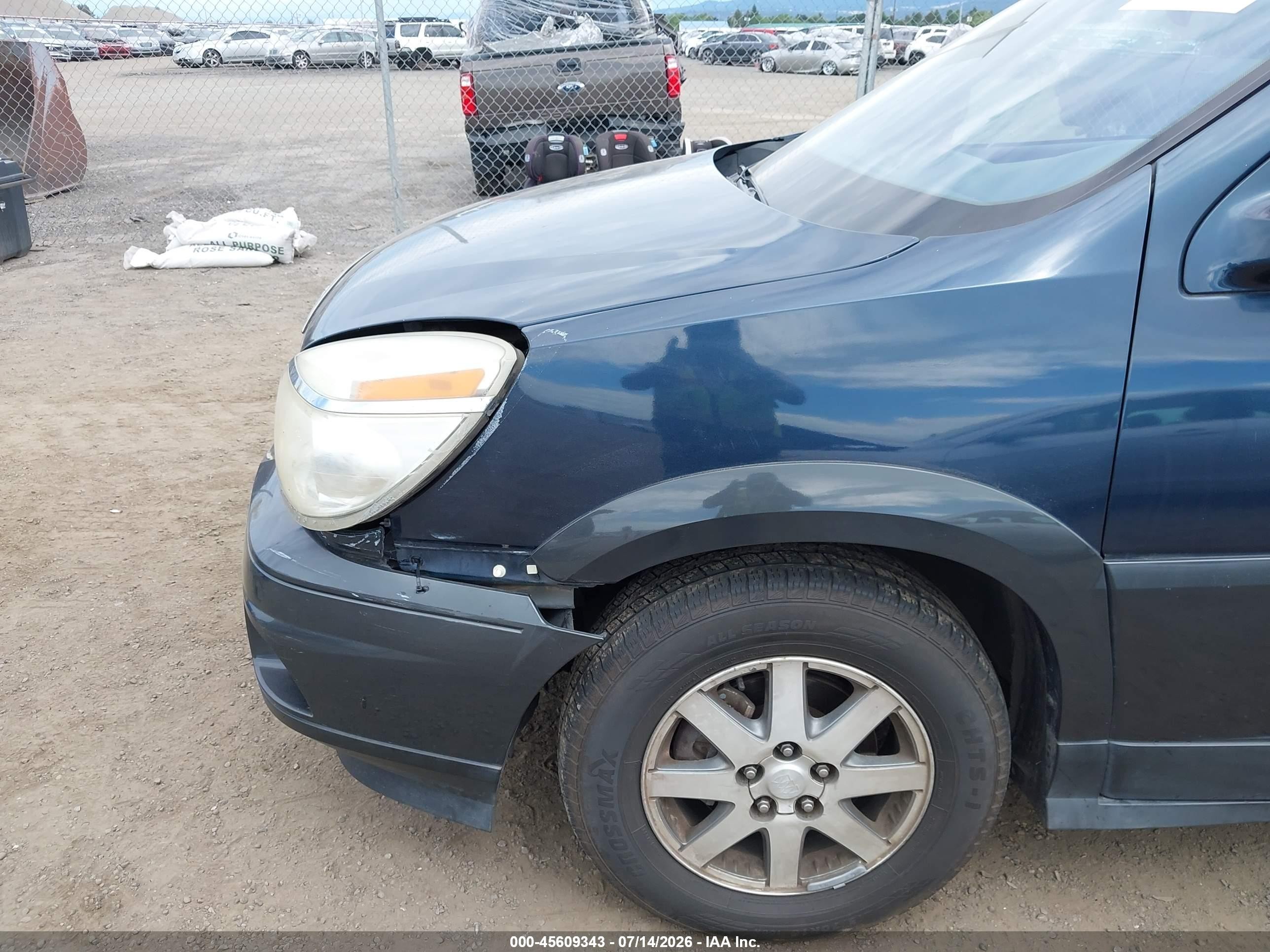 2004 Buick Rendezvous Cx Blue vin: 3G5DB03754S589184