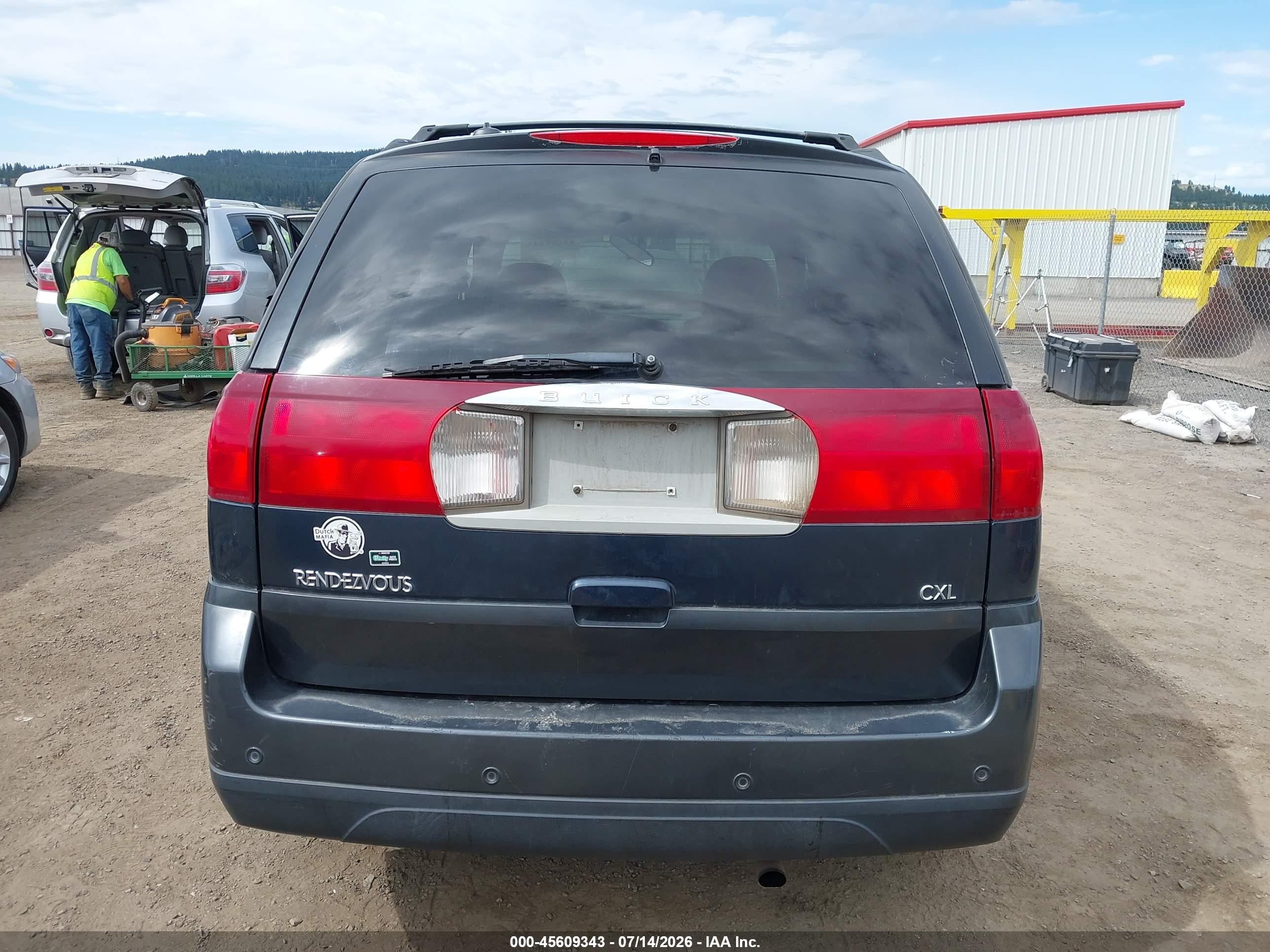 2004 Buick Rendezvous Cx Blue vin: 3G5DB03754S589184