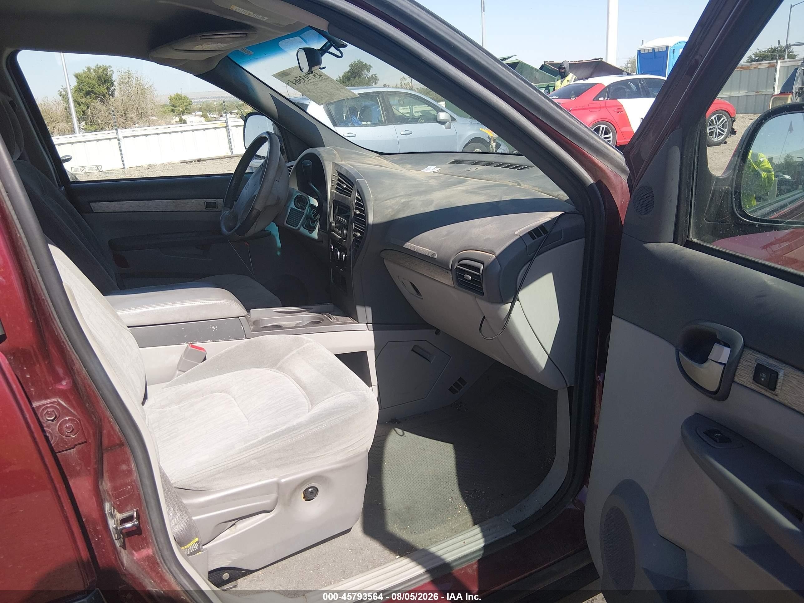 2002 Buick Rendezvous Cx Maroon vin: 3G5DB03E02S539109