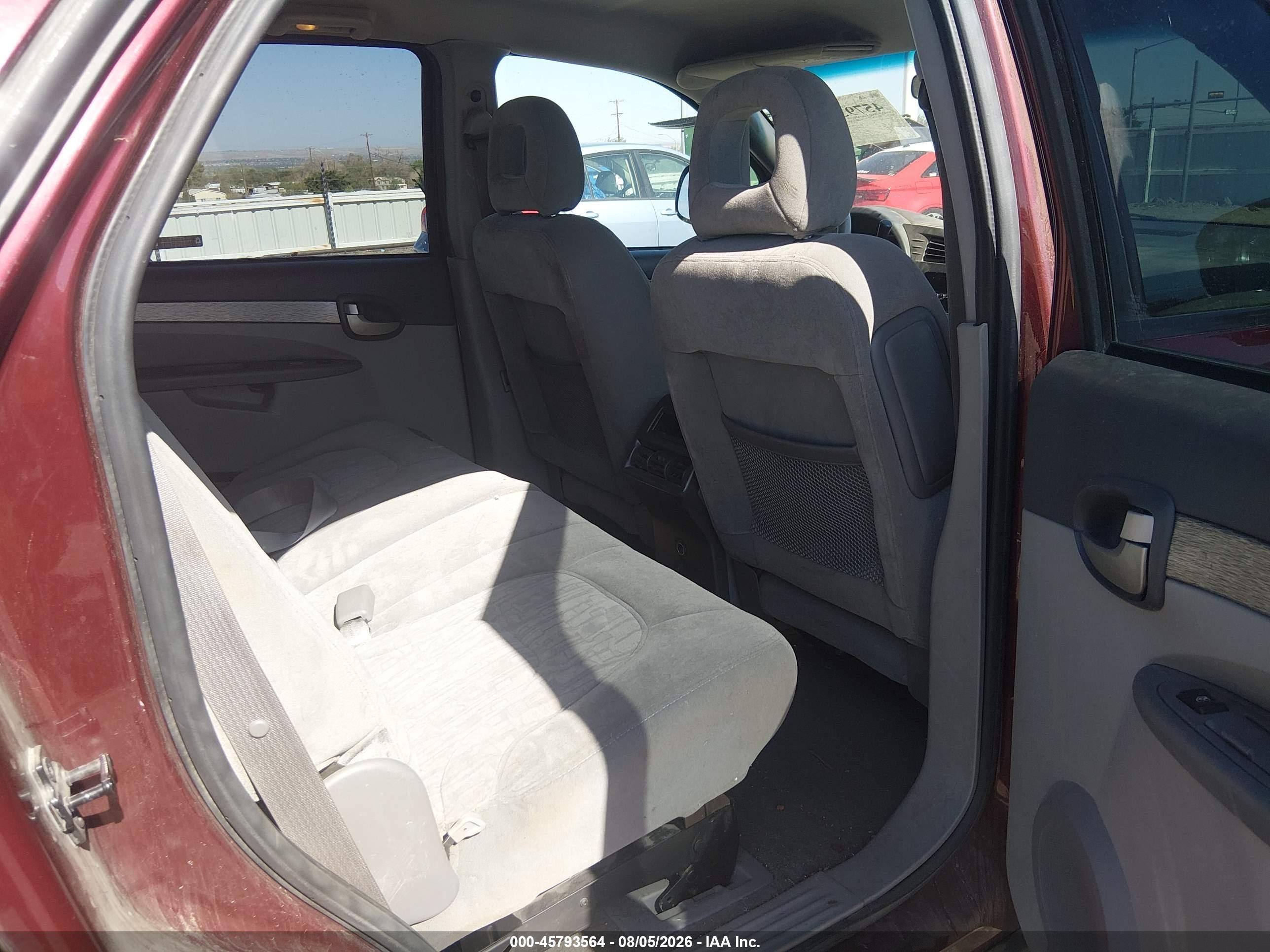 2002 Buick Rendezvous Cx Maroon vin: 3G5DB03E02S539109