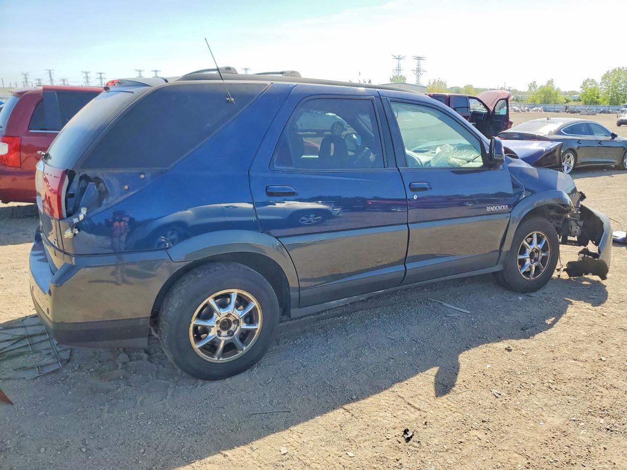 2002 Buick Rendezvous Cx Blue vin: 3G5DB03E12S531410