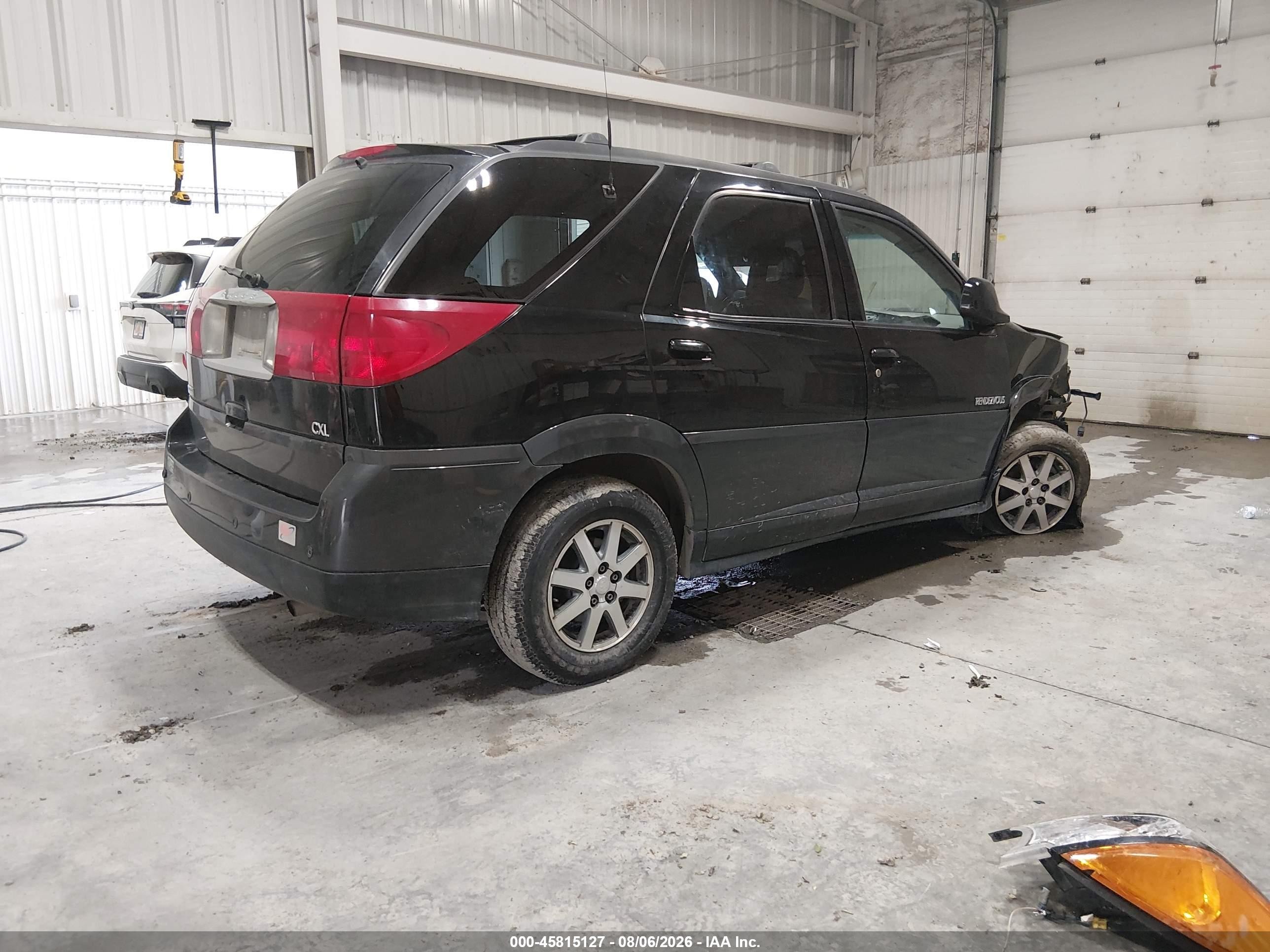 2002 Buick Rendezvous Cxl Black vin: 3G5DB03E22S511375