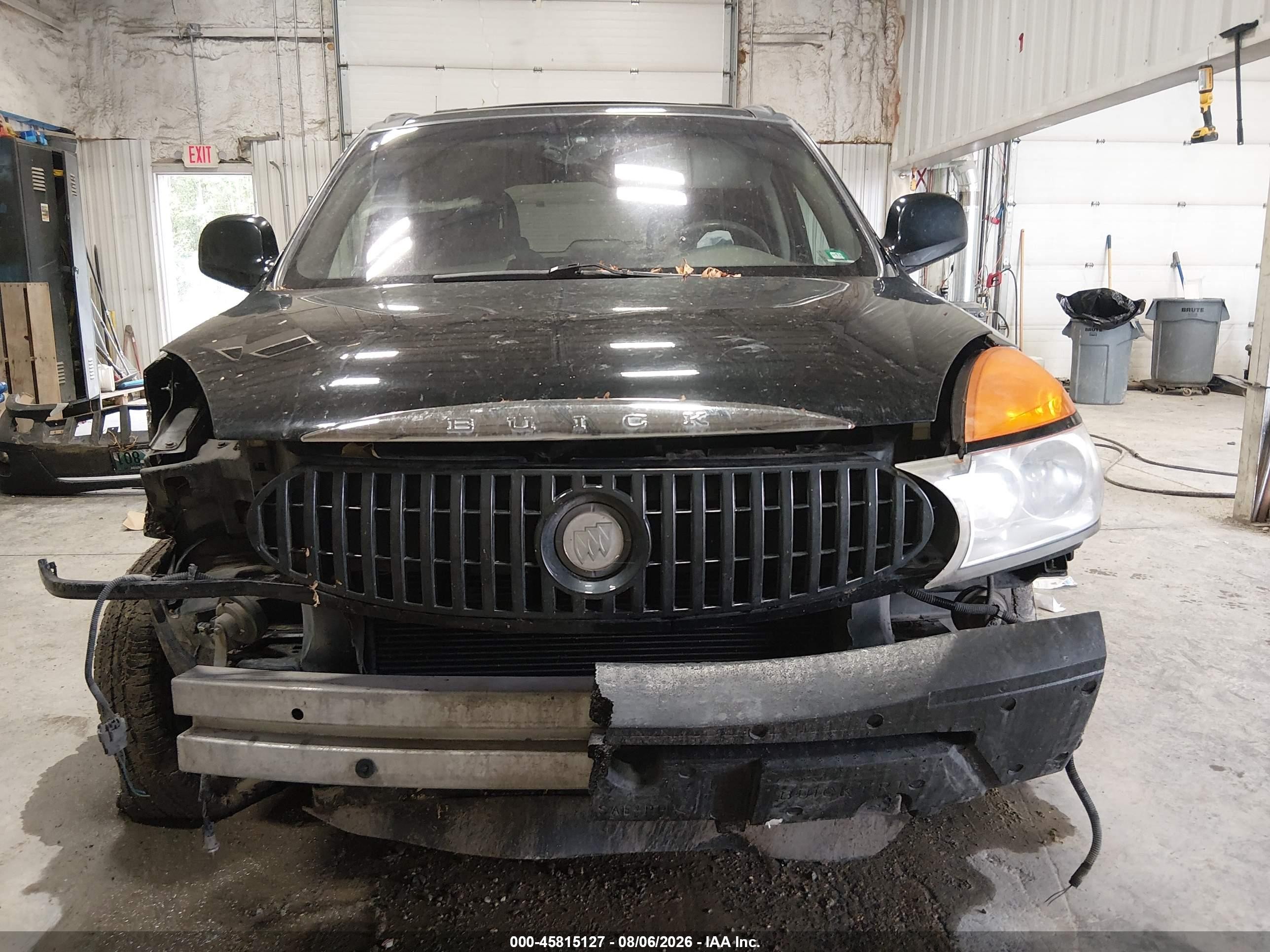 2002 Buick Rendezvous Cxl Black vin: 3G5DB03E22S511375