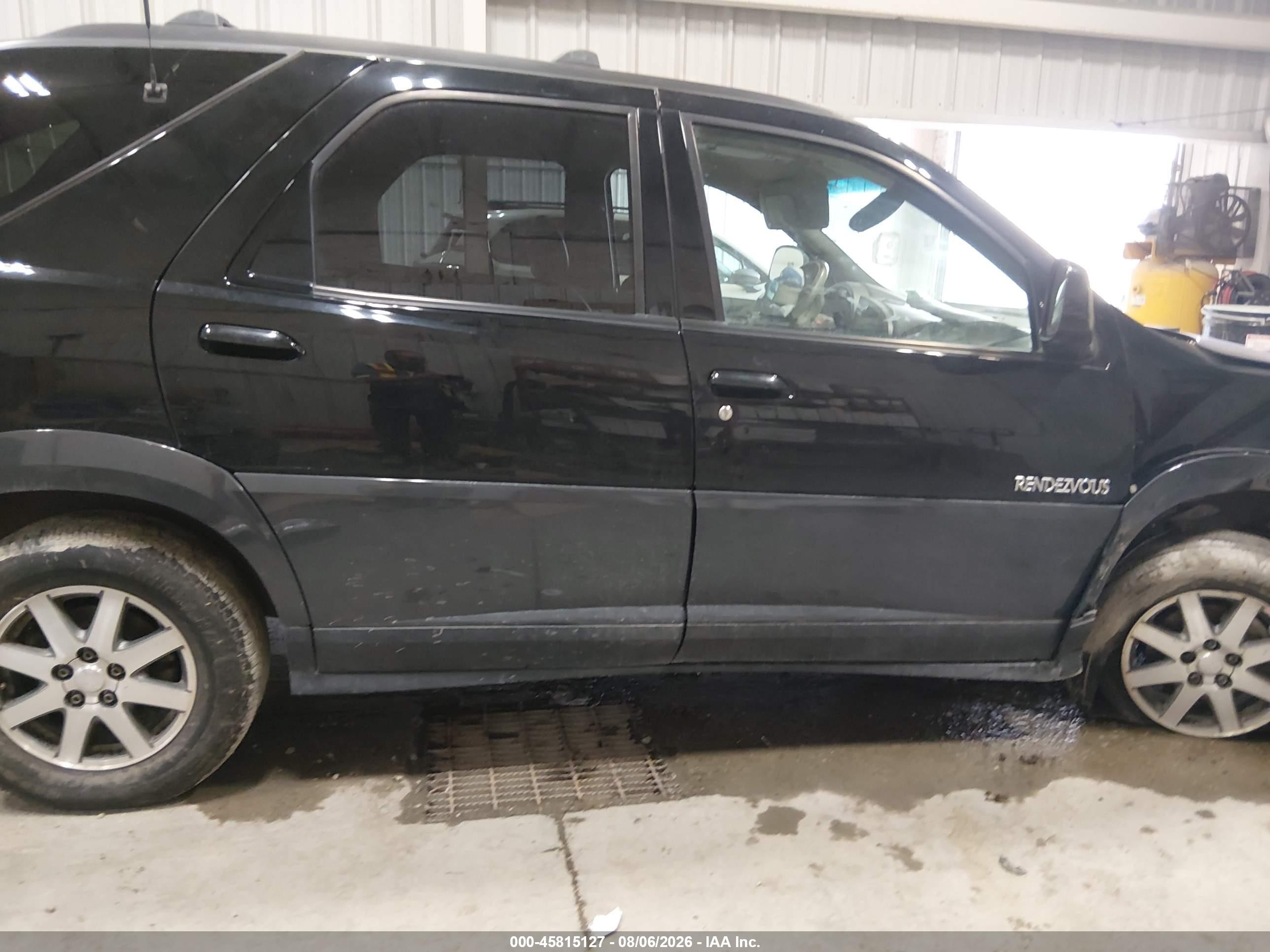 2002 Buick Rendezvous Cxl Black vin: 3G5DB03E22S511375