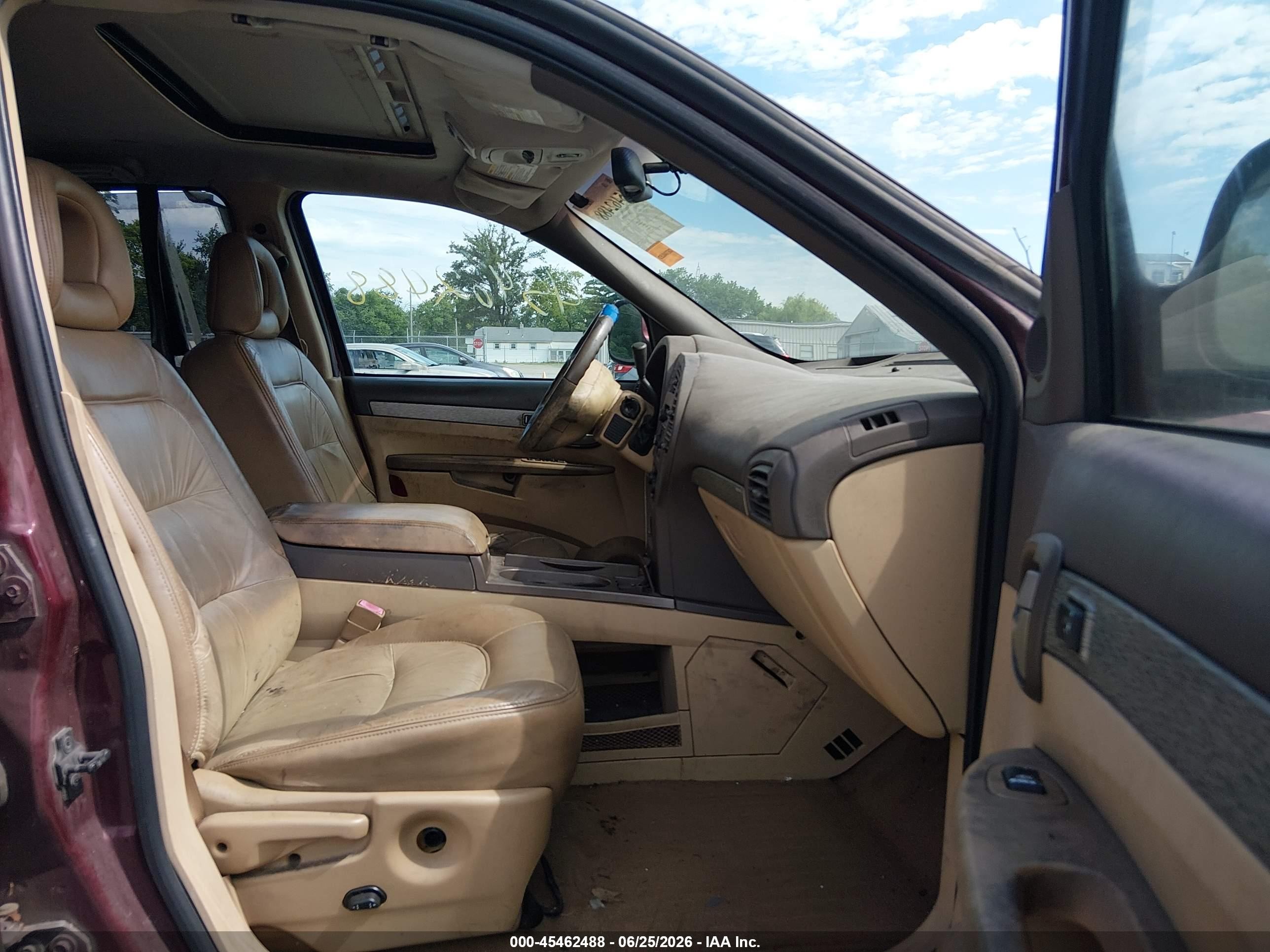 2002 Buick Rendezvous Cxl Red vin: 3G5DB03E22S561256