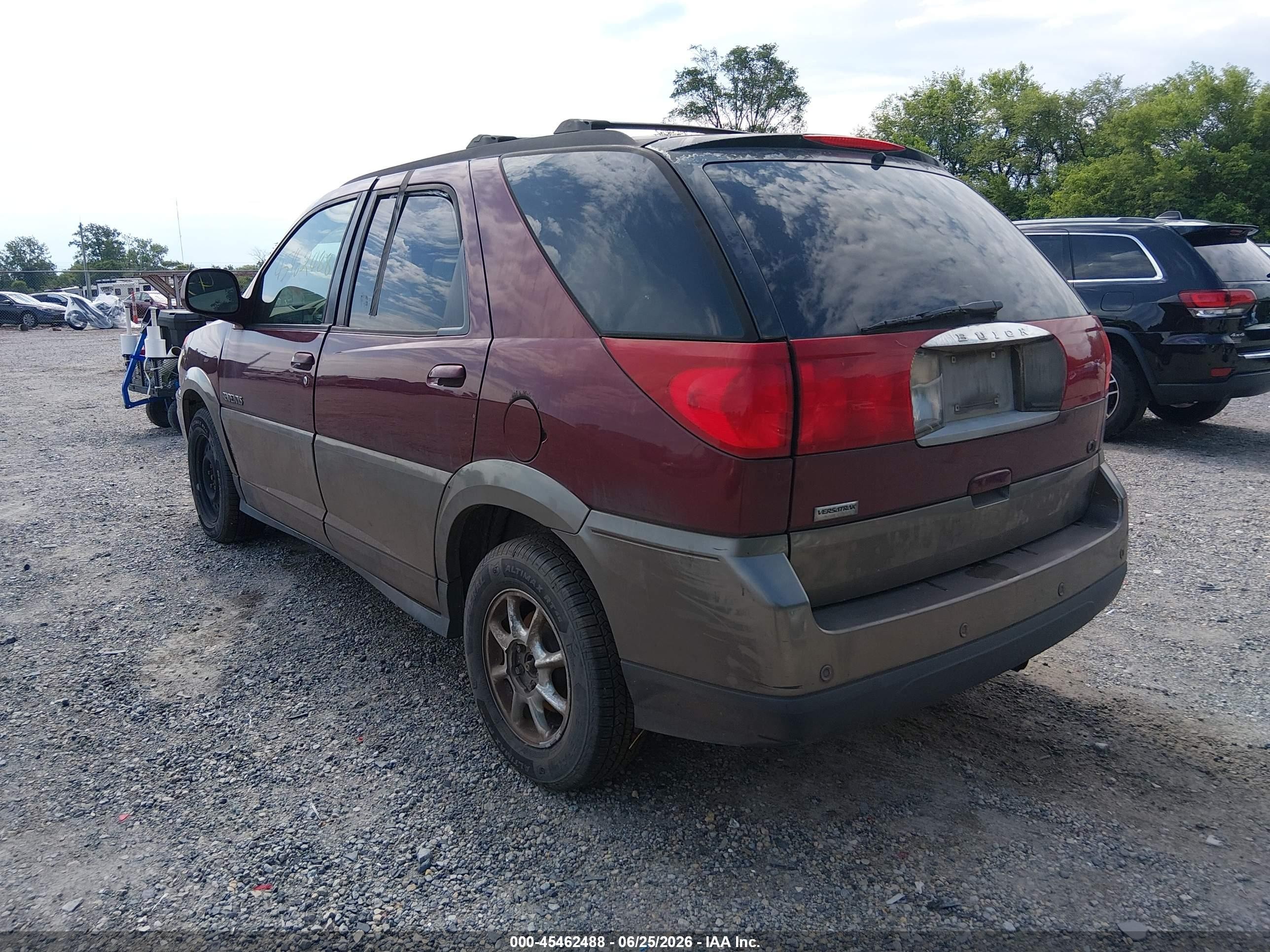 2002 Buick Rendezvous Cxl Red vin: 3G5DB03E22S561256