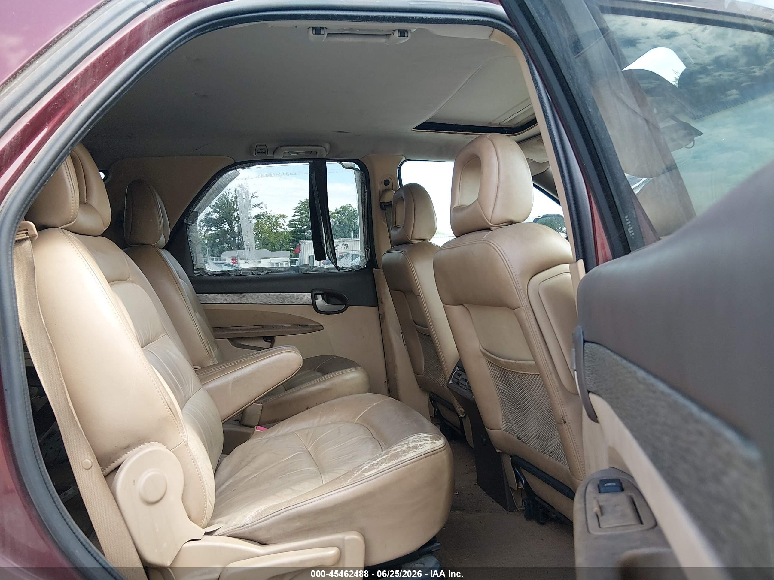 2002 Buick Rendezvous Cxl Red vin: 3G5DB03E22S561256