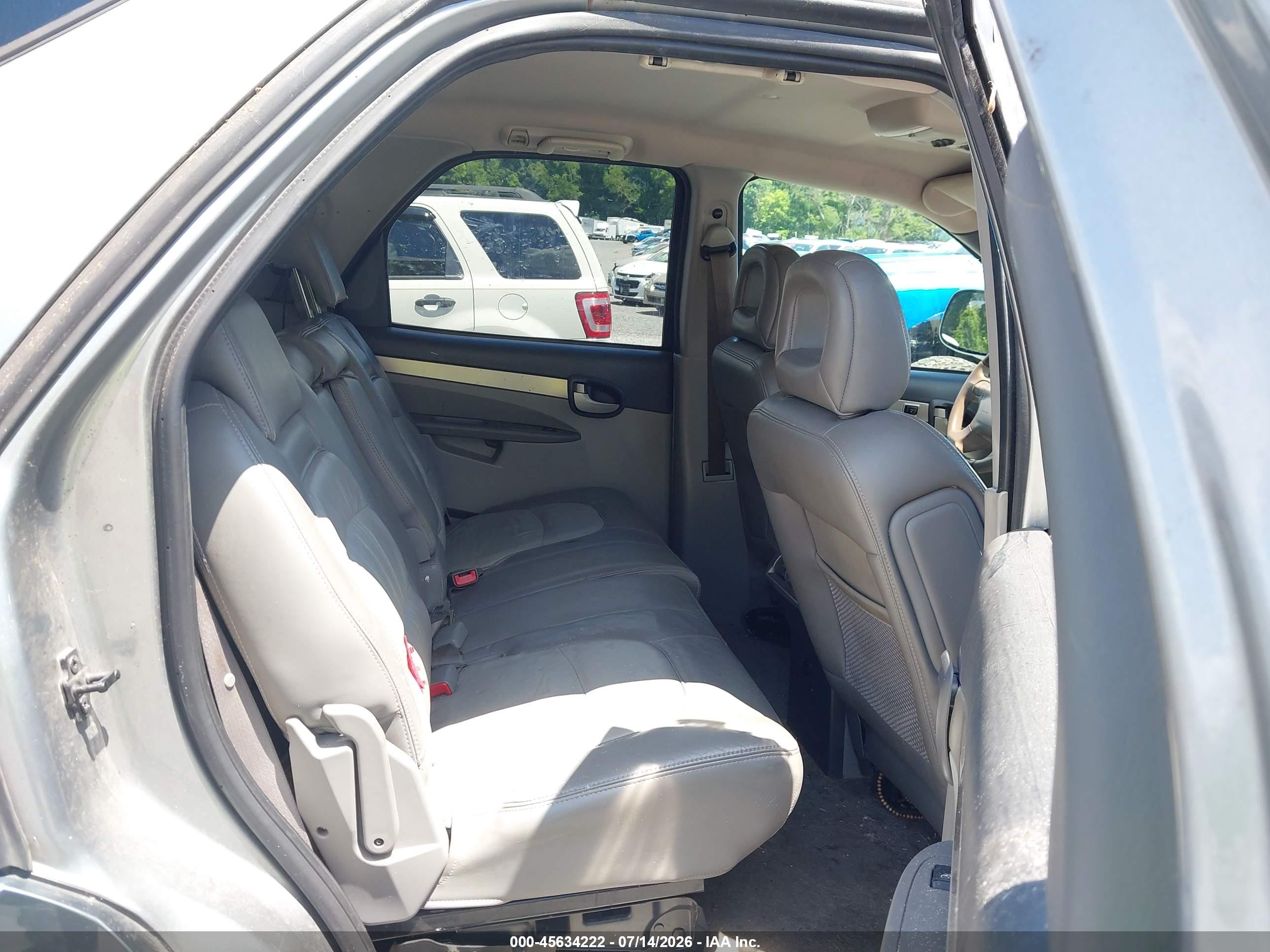 2003 Buick Rendezvous Cxl Silver vin: 3G5DB03E23S598227