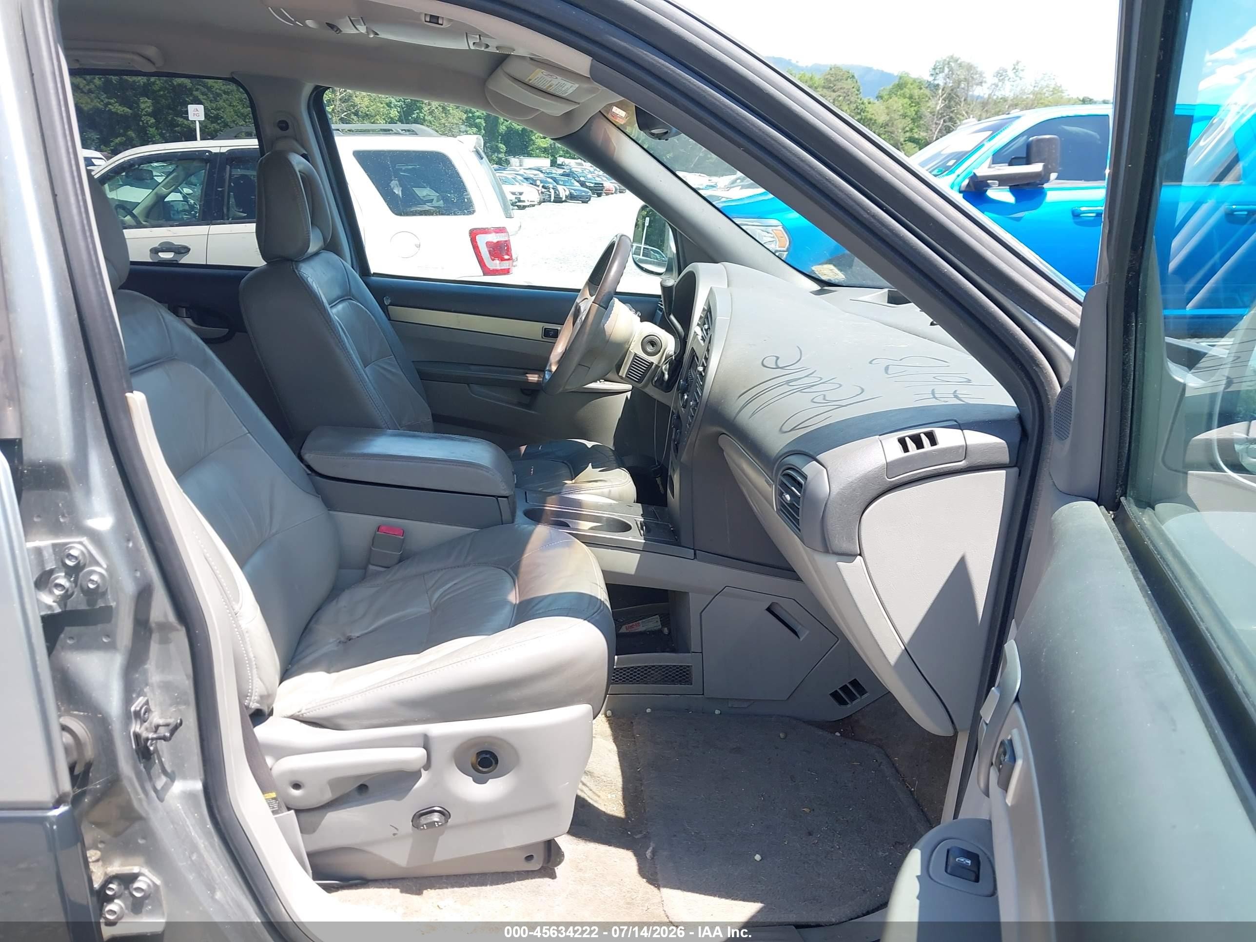 2003 Buick Rendezvous Cxl Silver vin: 3G5DB03E23S598227