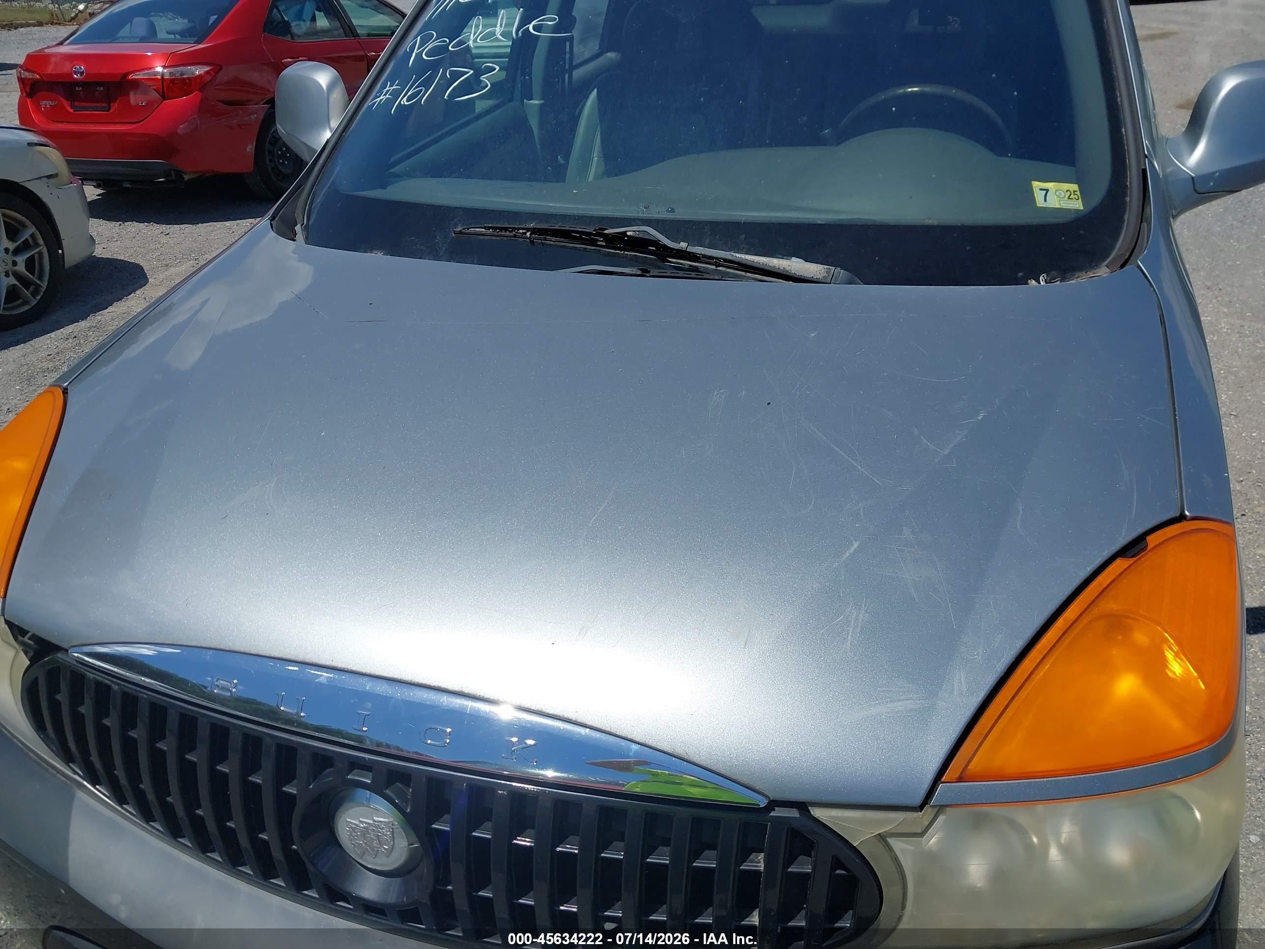 2003 Buick Rendezvous Cxl Silver vin: 3G5DB03E23S598227