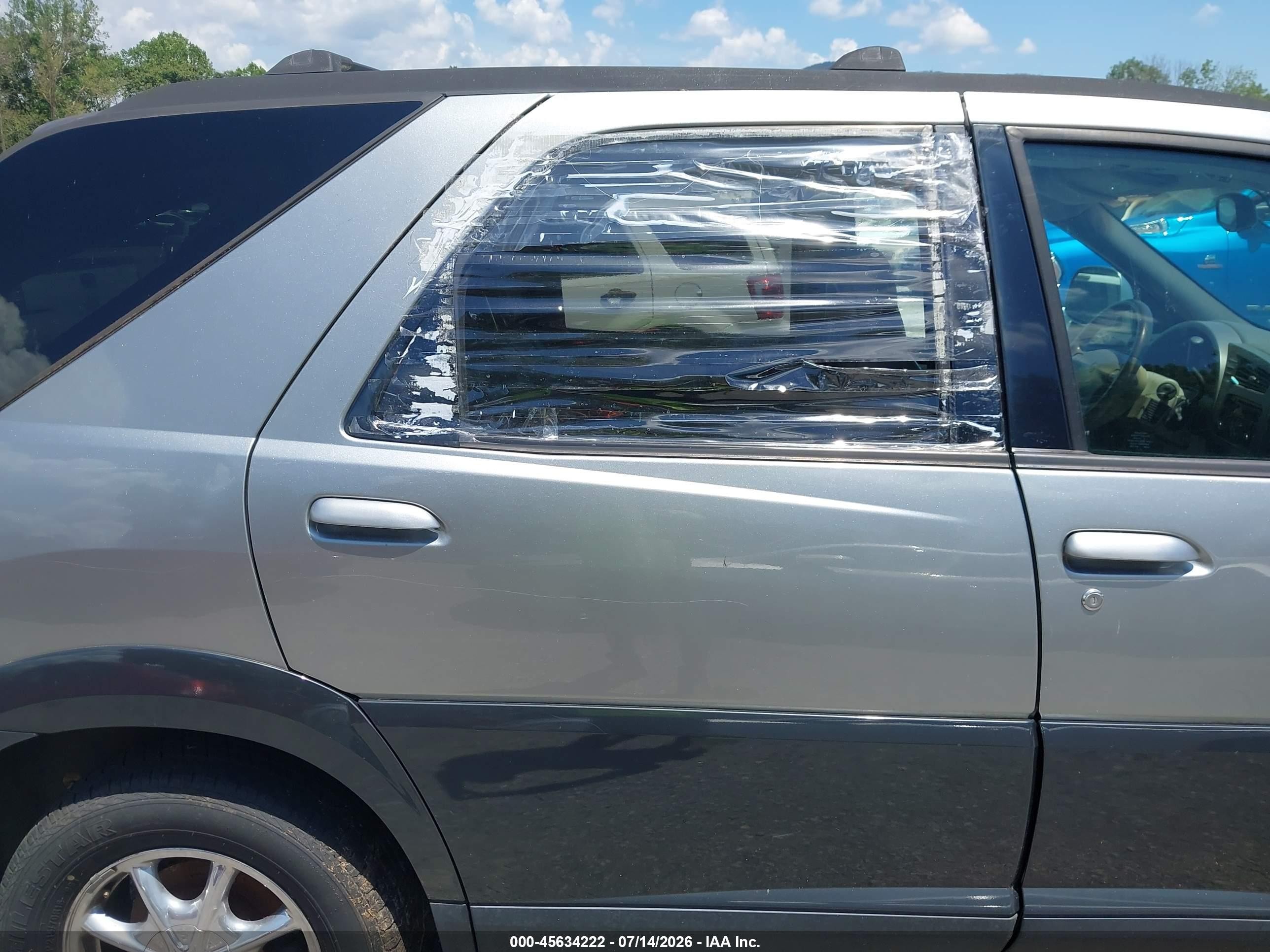 2003 Buick Rendezvous Cxl Silver vin: 3G5DB03E23S598227