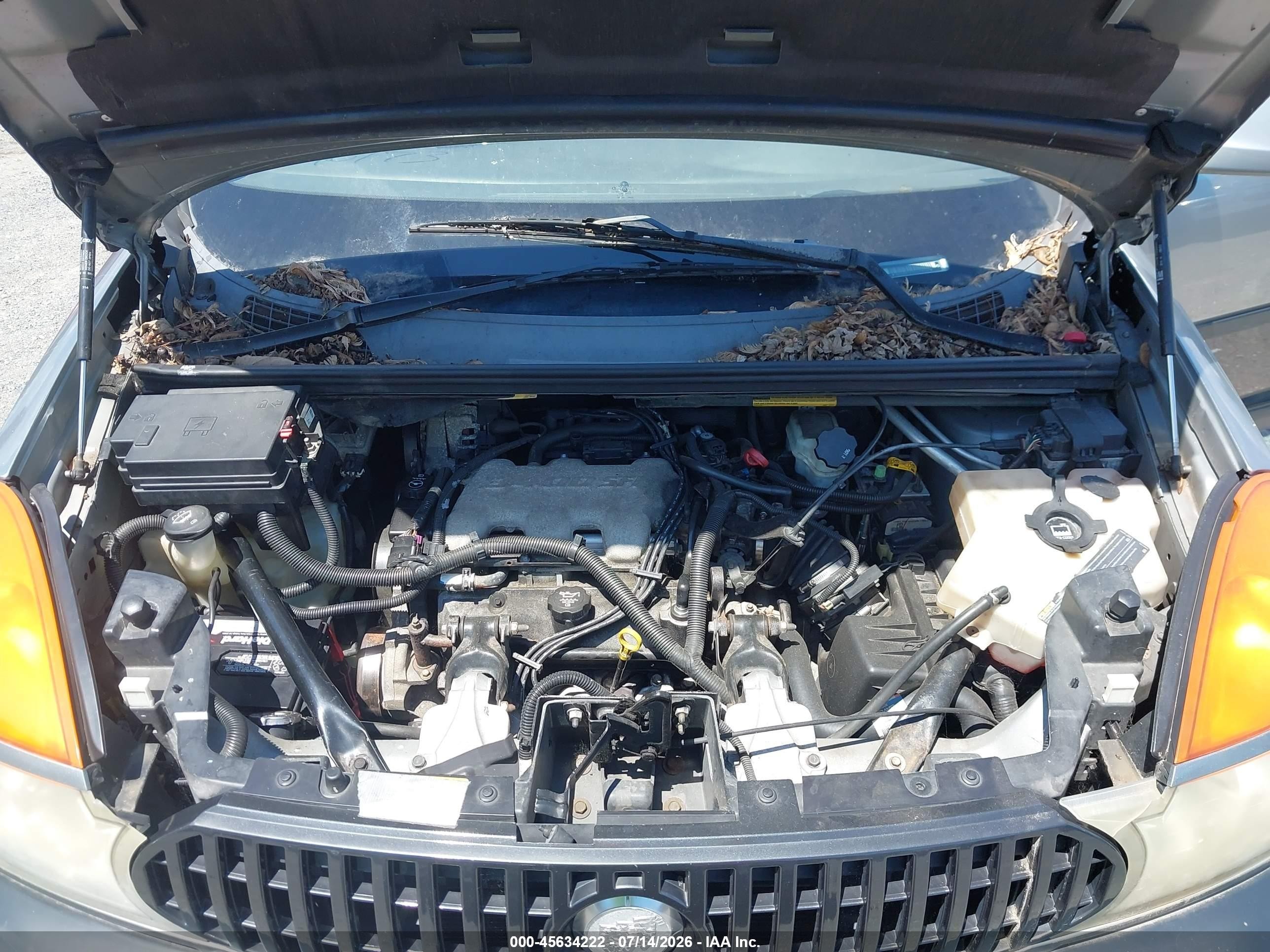 2003 Buick Rendezvous Cxl Silver vin: 3G5DB03E23S598227