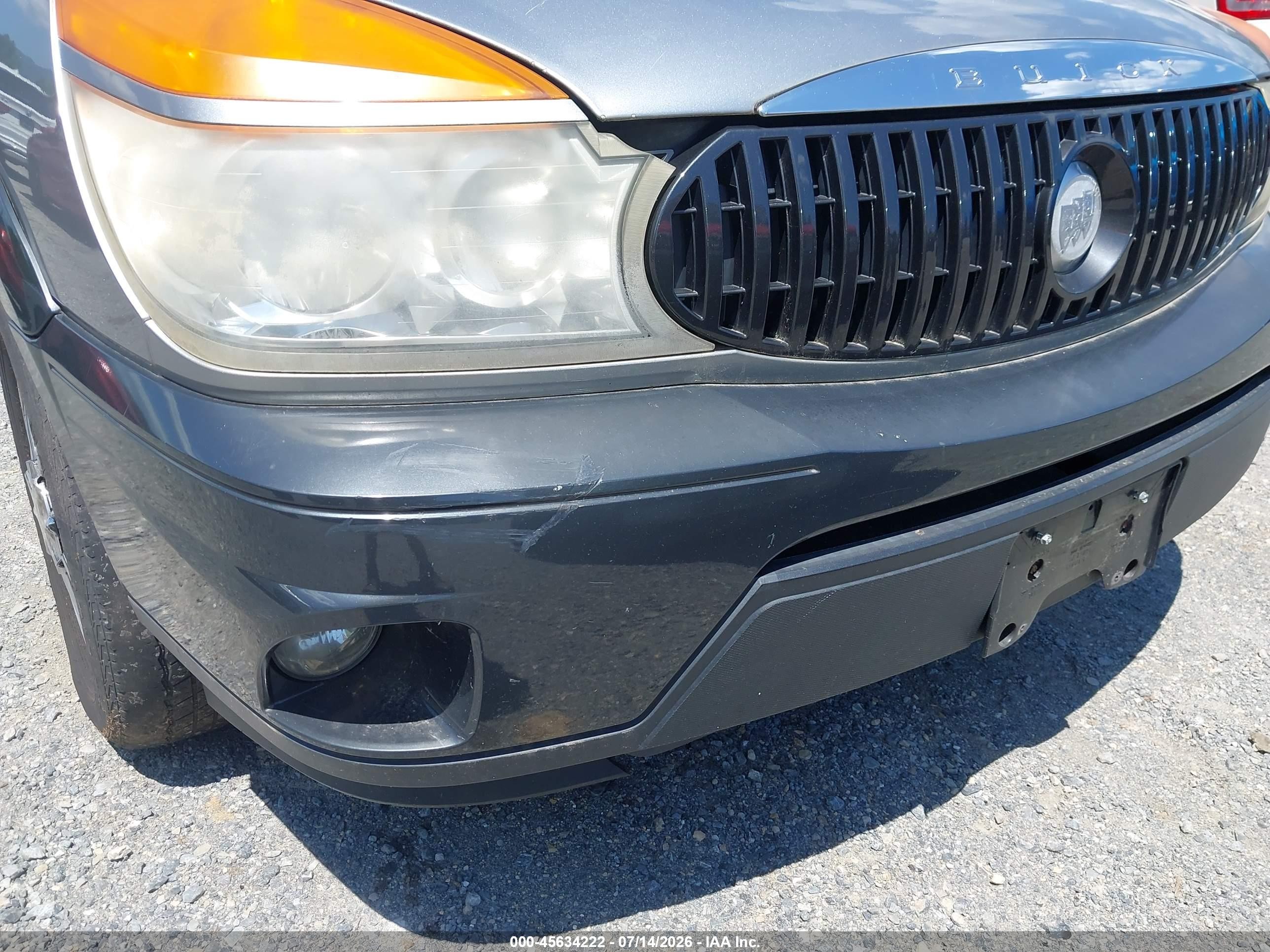 2003 Buick Rendezvous Cxl Silver vin: 3G5DB03E23S598227