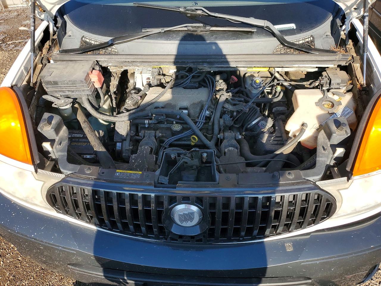 2002 Buick Rendezvous Cx White vin: 3G5DB03E32S537967