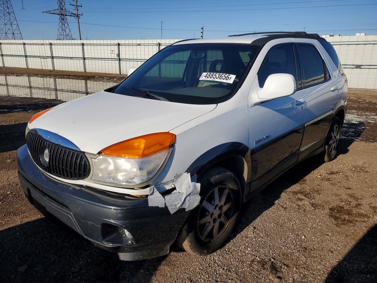 2002 Buick Rendezvous Cx White vin: 3G5DB03E32S537967