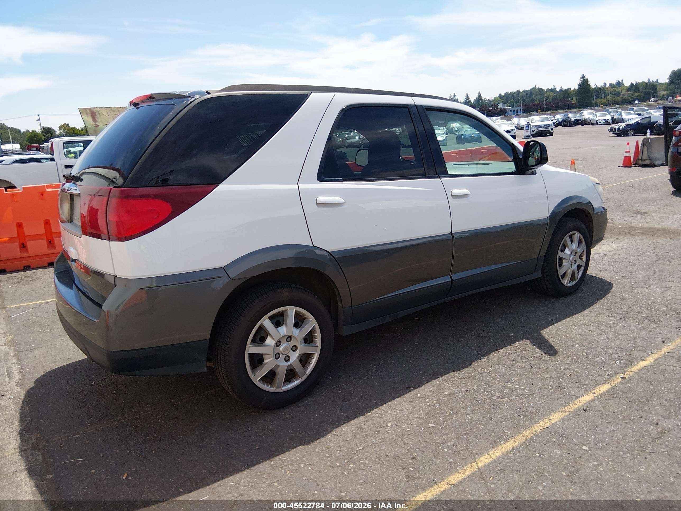 2005 Buick Rendezvous Cx White vin: 3G5DB03E35S528674