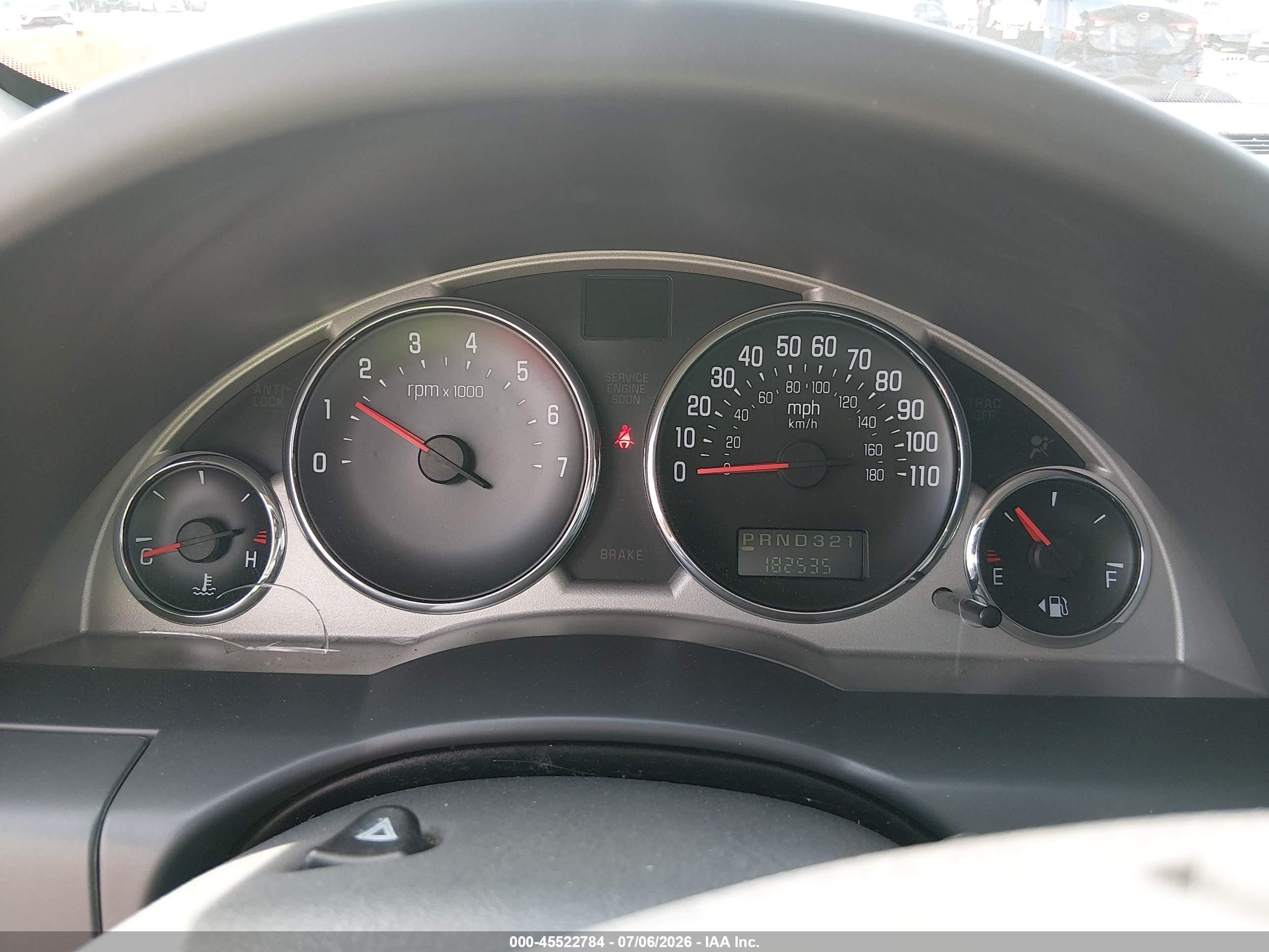 2005 Buick Rendezvous Cx White vin: 3G5DB03E35S528674