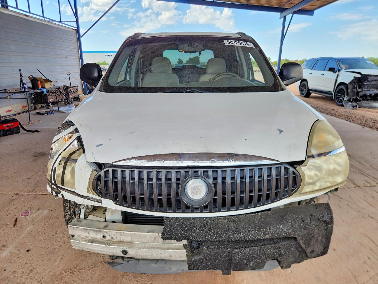 2005 Buick Rendezvous Cx White vin: 3G5DB03E35S565854