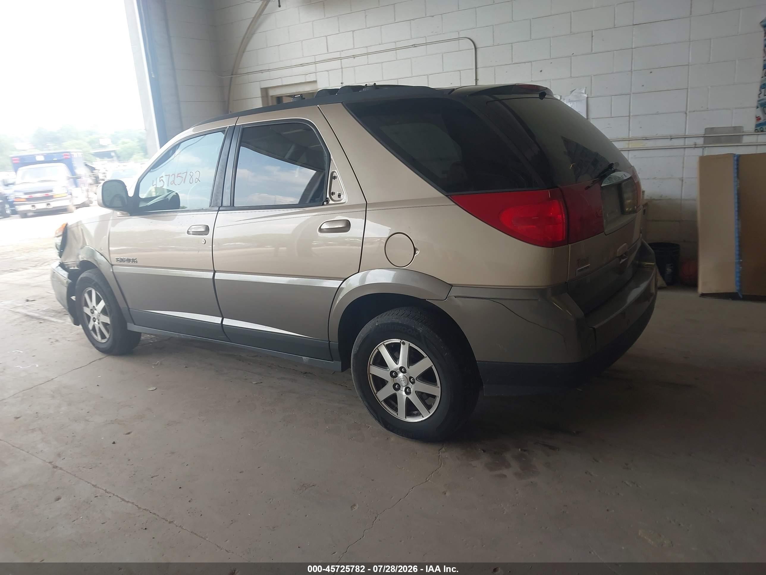 2003 Buick Rendezvous Cxl Tan vin: 3G5DB03E43S508821