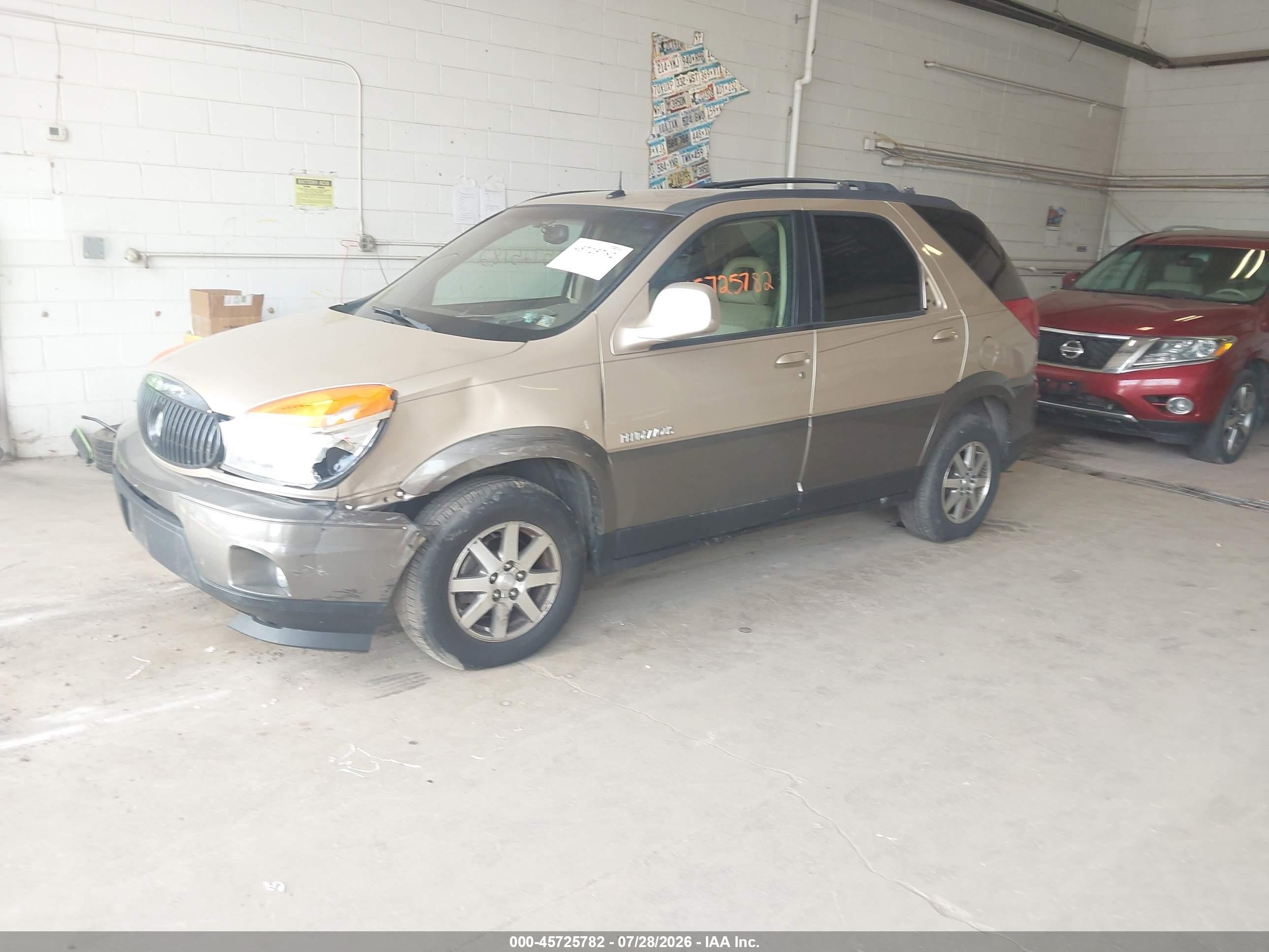 2003 Buick Rendezvous Cxl Tan vin: 3G5DB03E43S508821