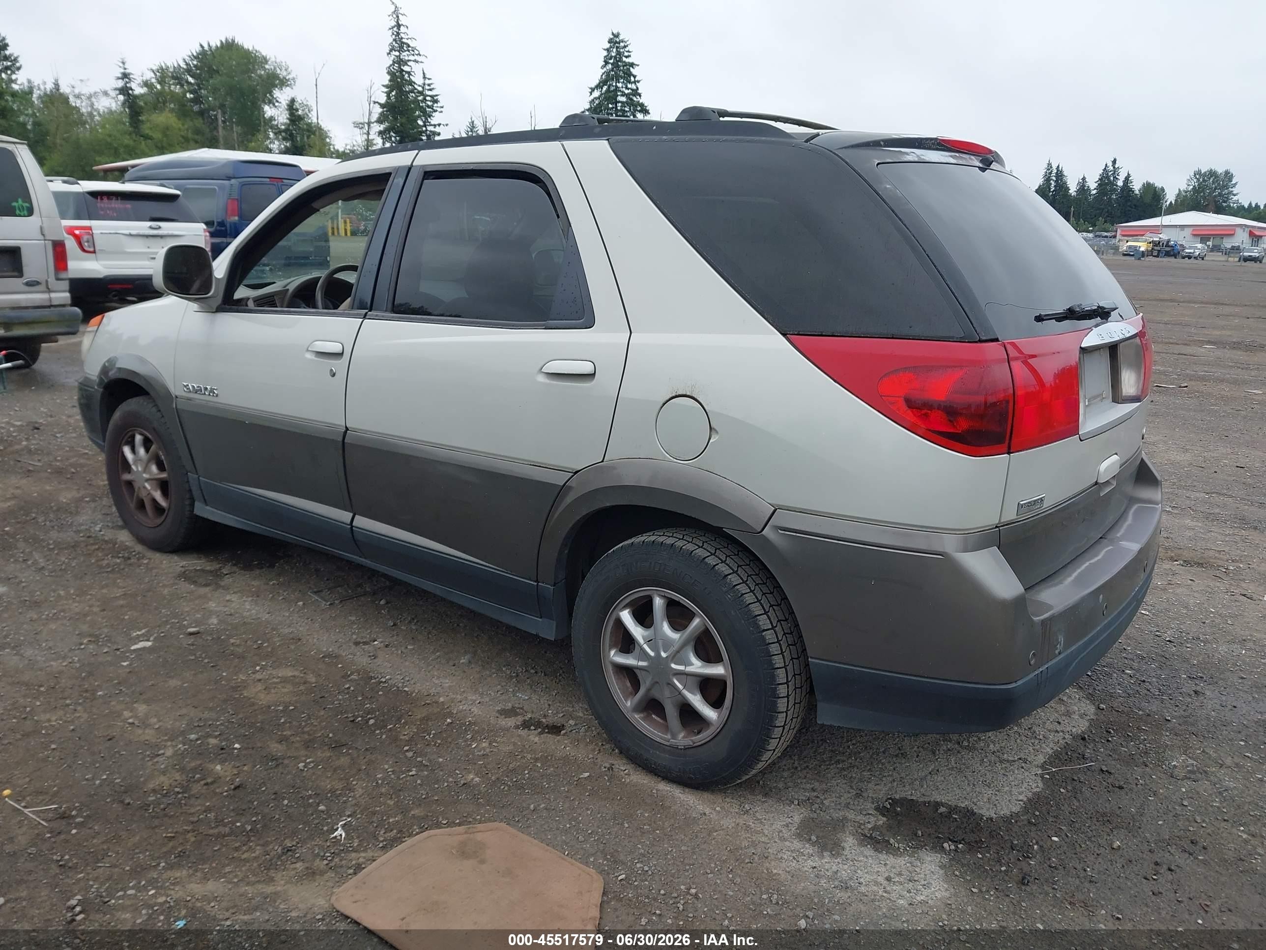 2003 Buick Rendezvous Cxl White vin: 3G5DB03E53S553315