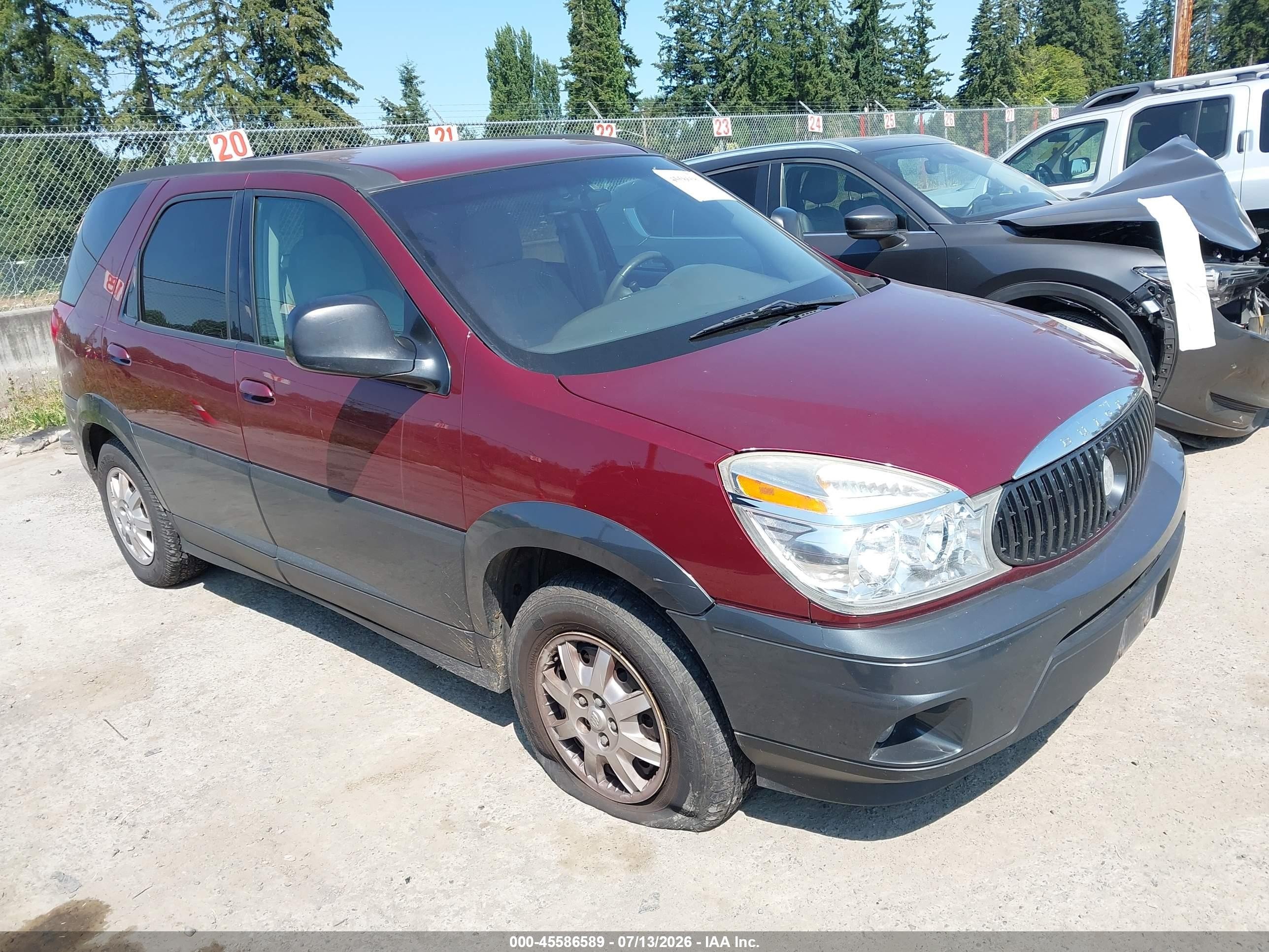 2004 Buick Rendezvous Cx Red vin: 3G5DB03E54S557348