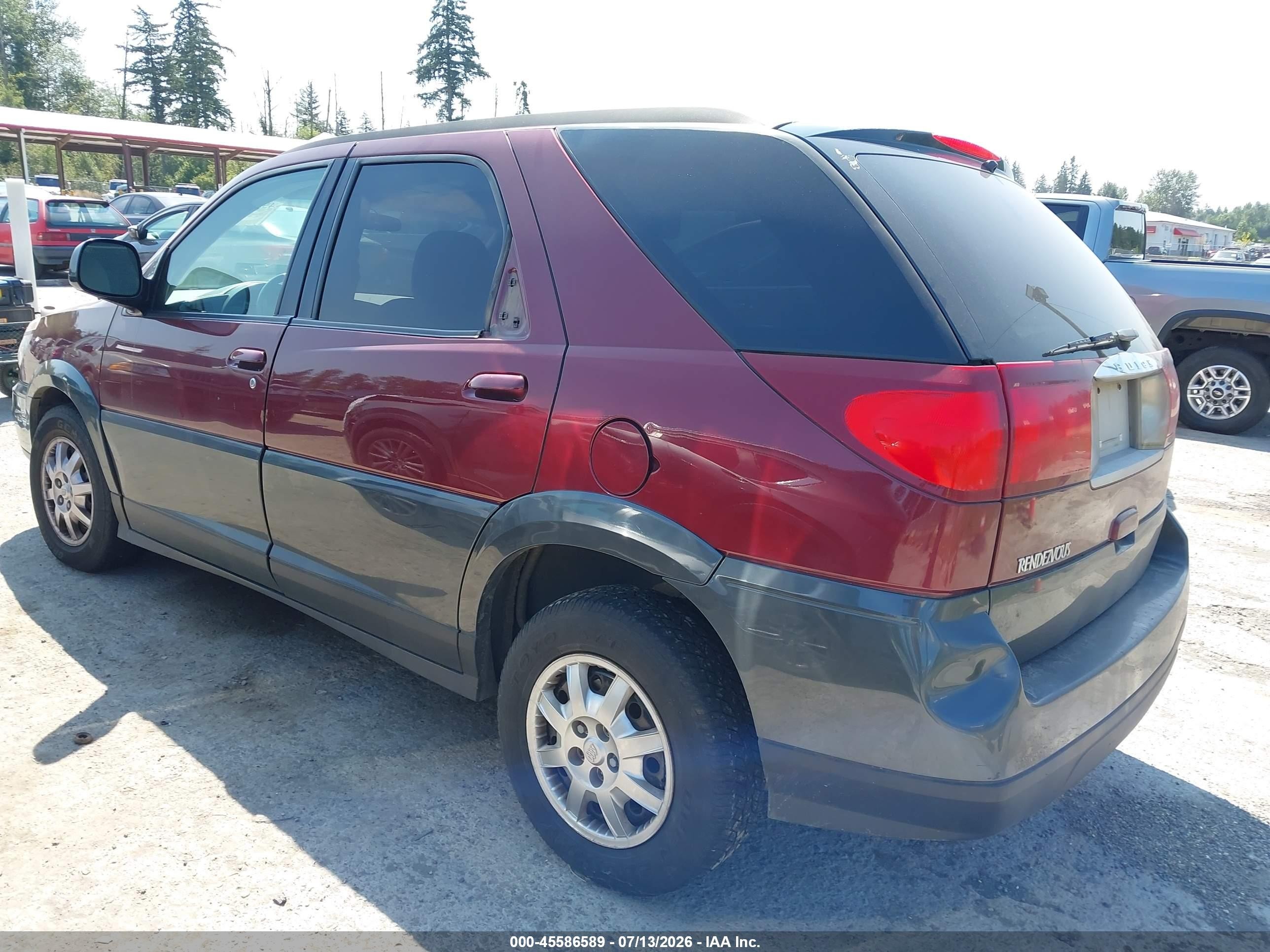 2004 Buick Rendezvous Cx Красный vin: 3G5DB03E54S557348