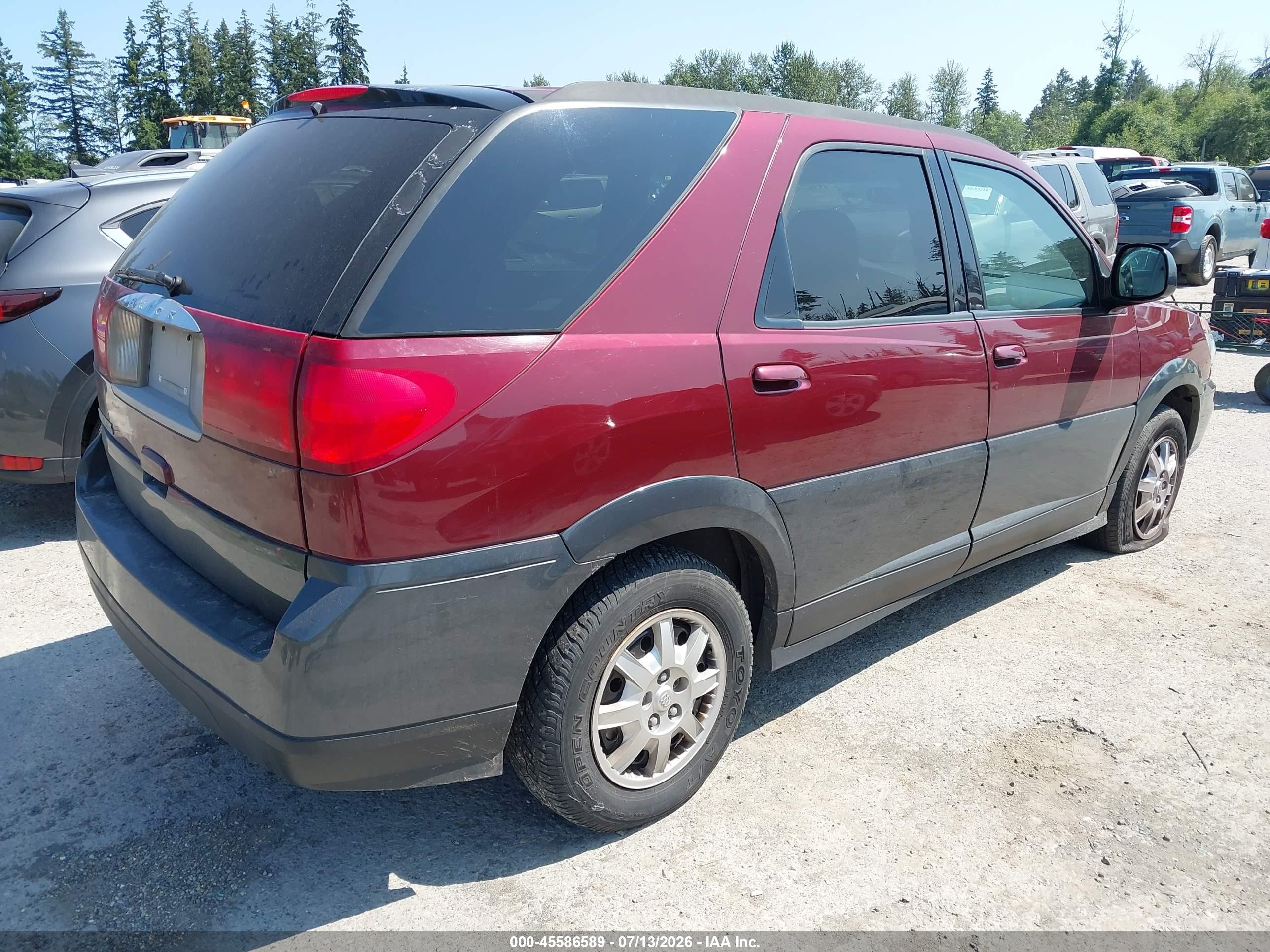 2004 Buick Rendezvous Cx Красный vin: 3G5DB03E54S557348