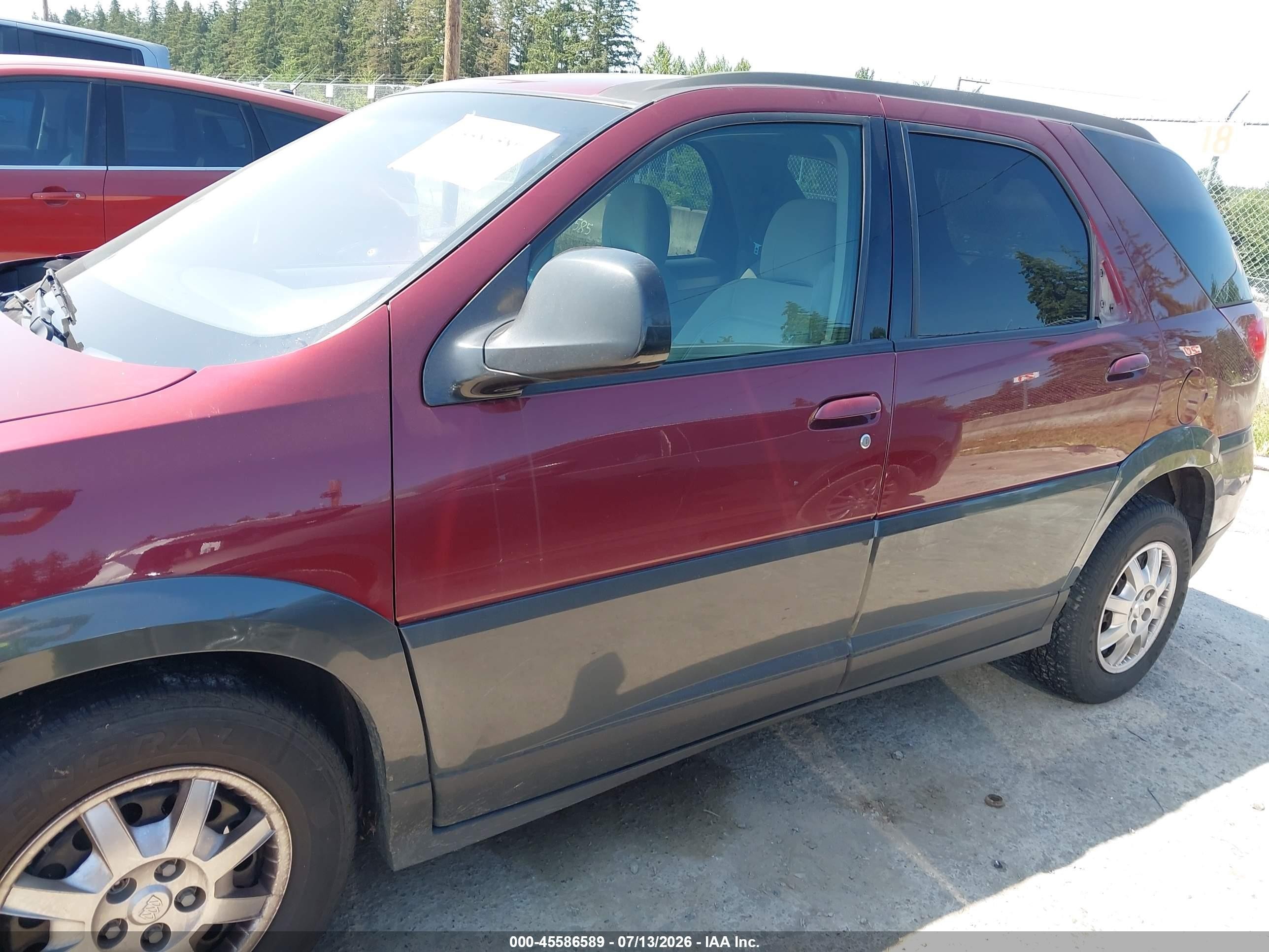 2004 Buick Rendezvous Cx Красный vin: 3G5DB03E54S557348