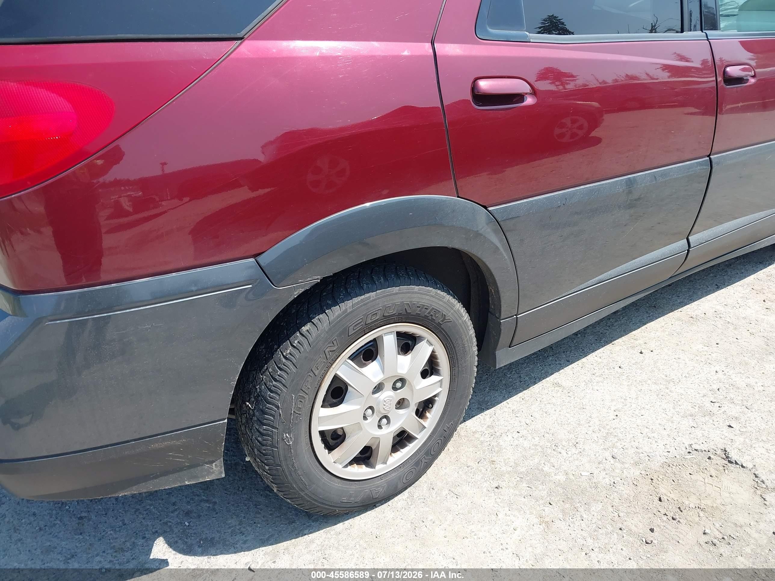 2004 Buick Rendezvous Cx Красный vin: 3G5DB03E54S557348